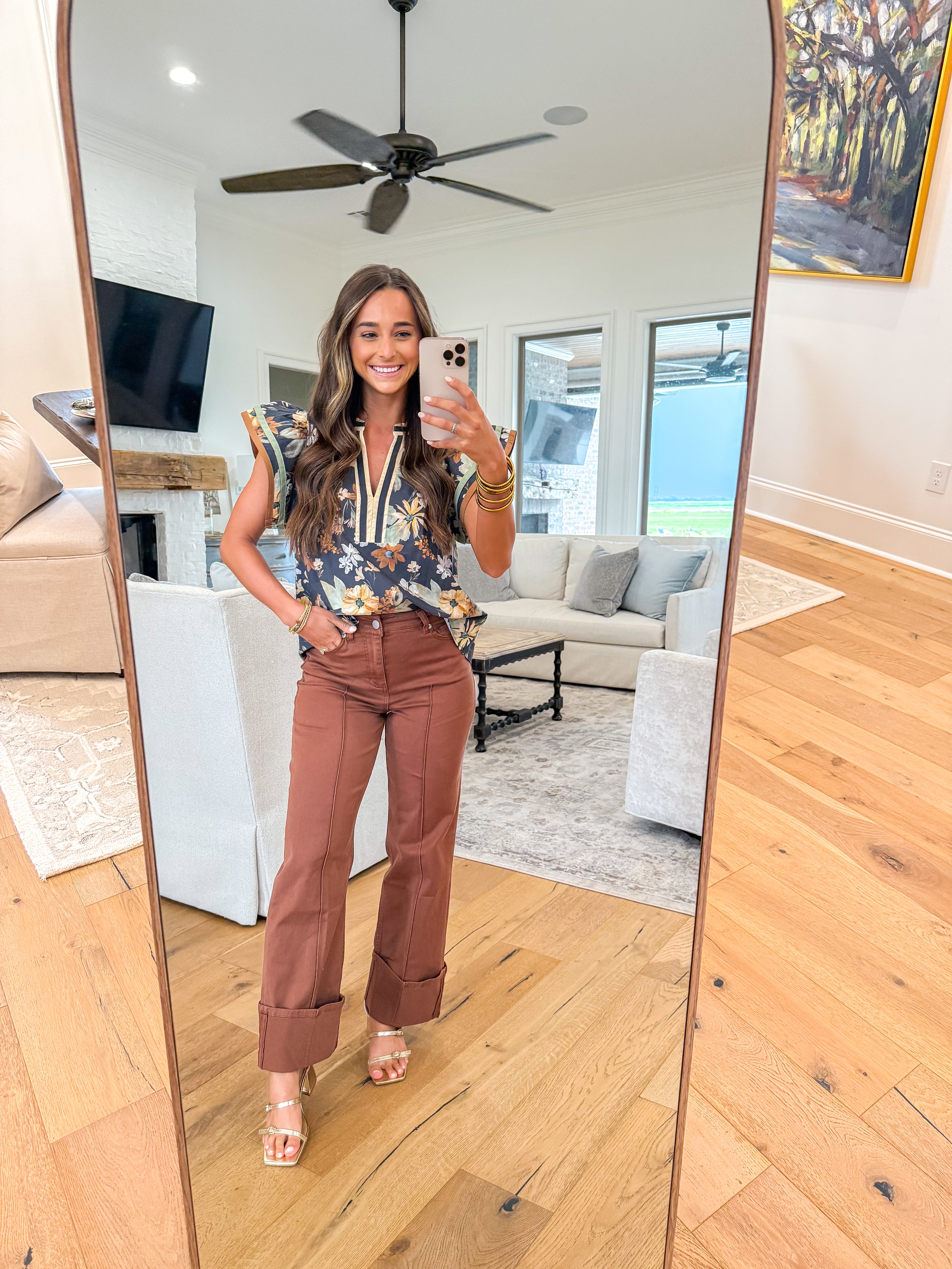 Holly Straight Leg Jeans Cappuccino