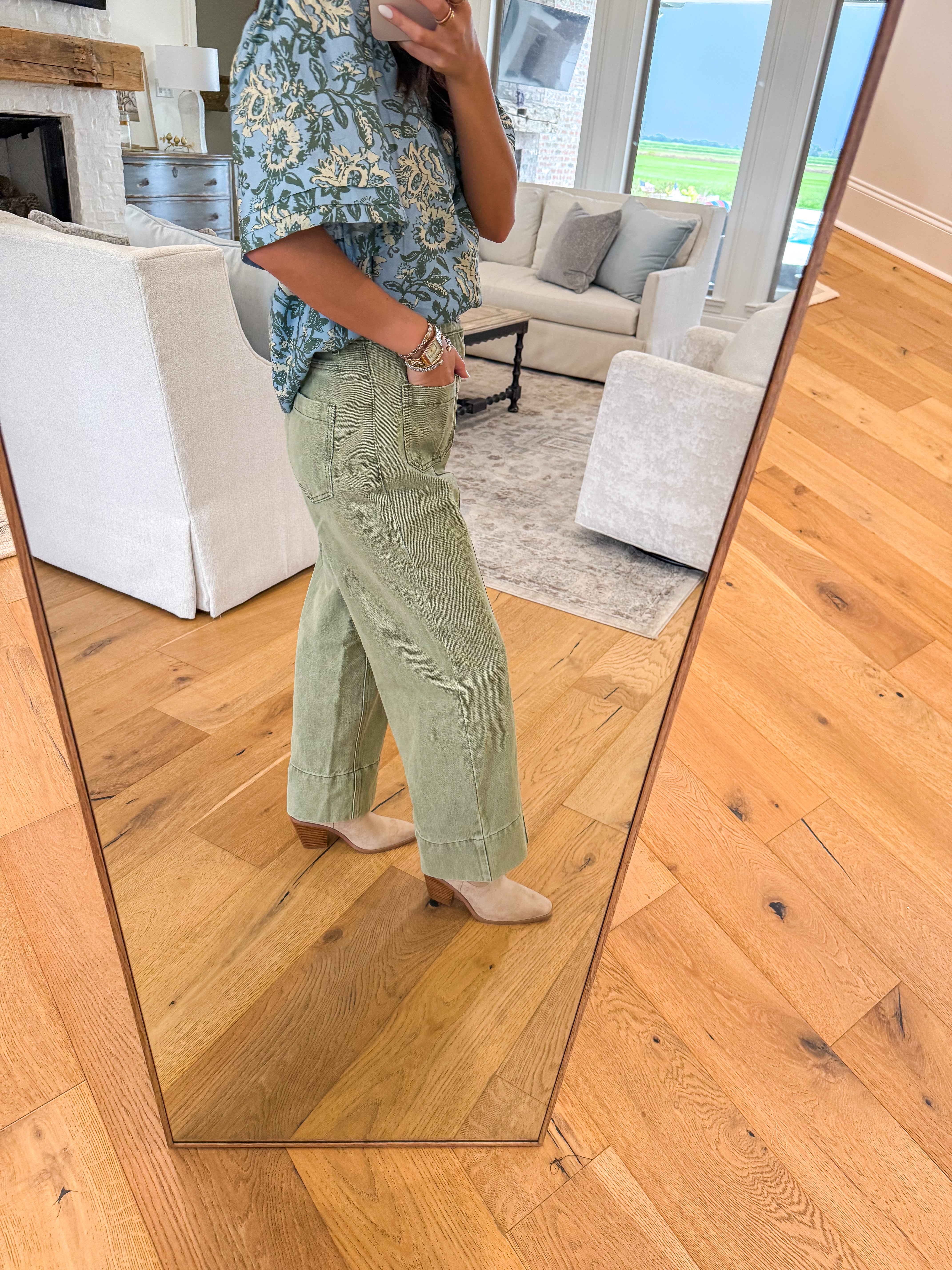 Rowan Utility Jean Olive