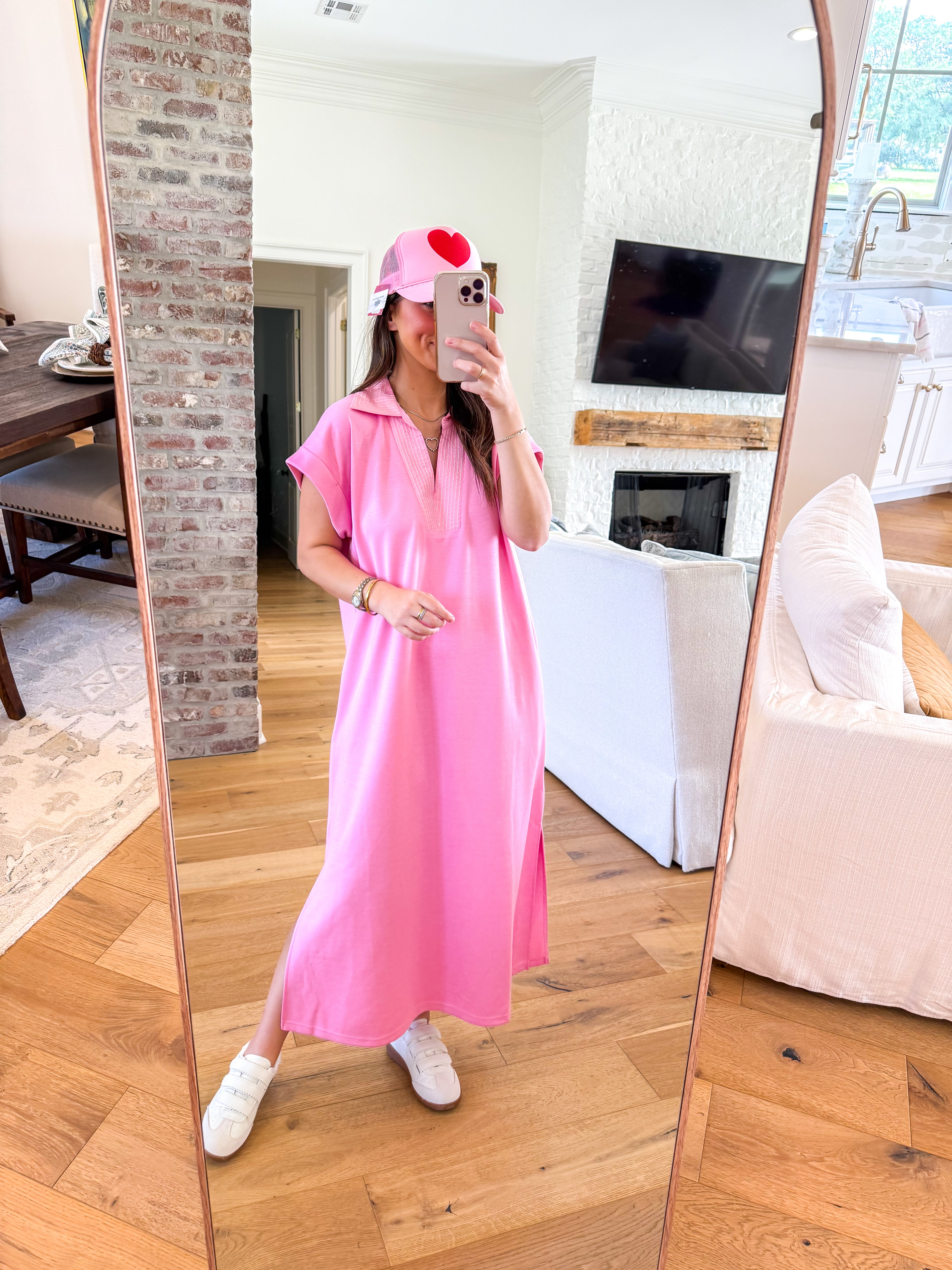 Simply Spring Hot Pink Midi