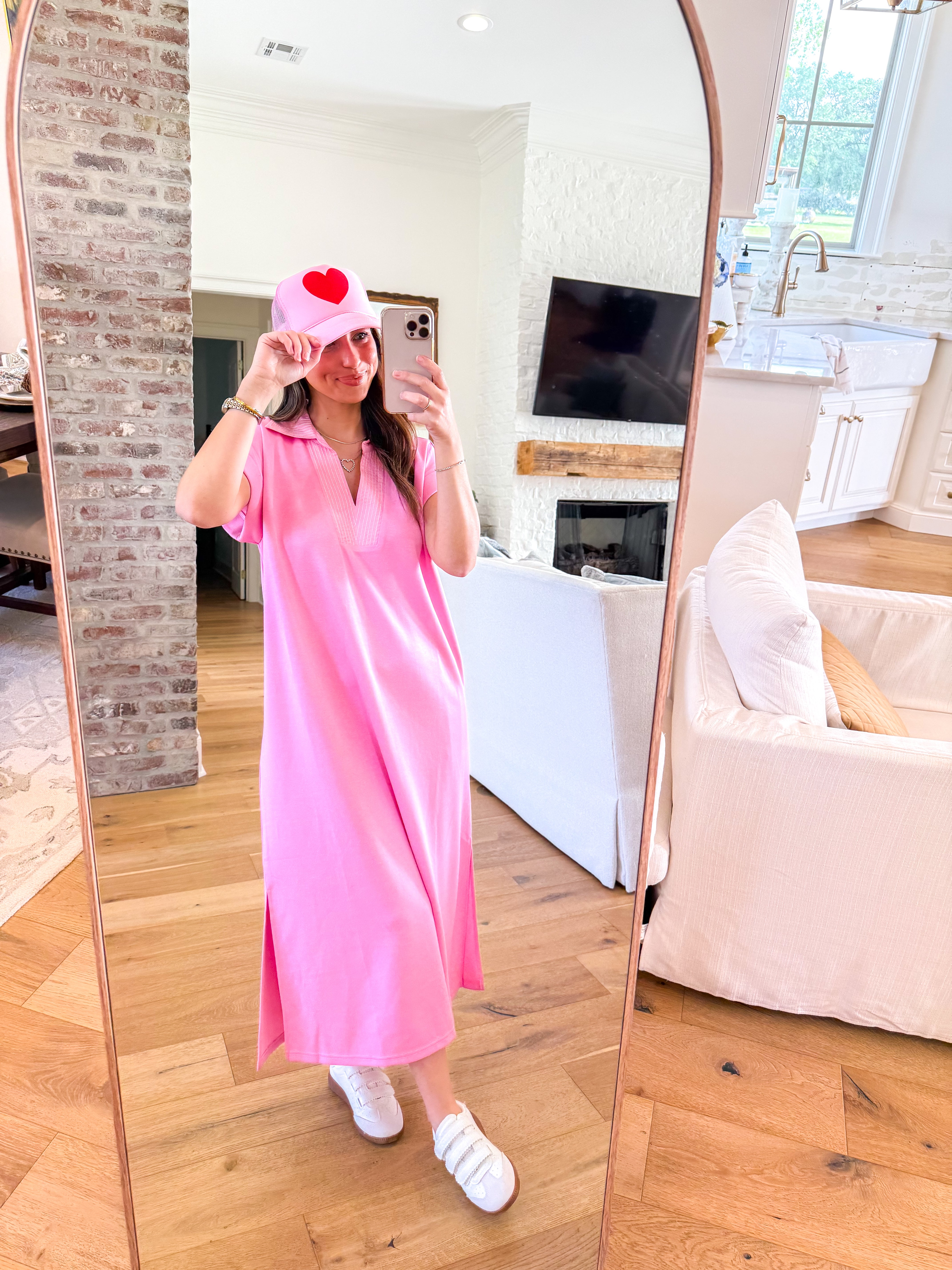 Simply Spring Hot Pink Midi