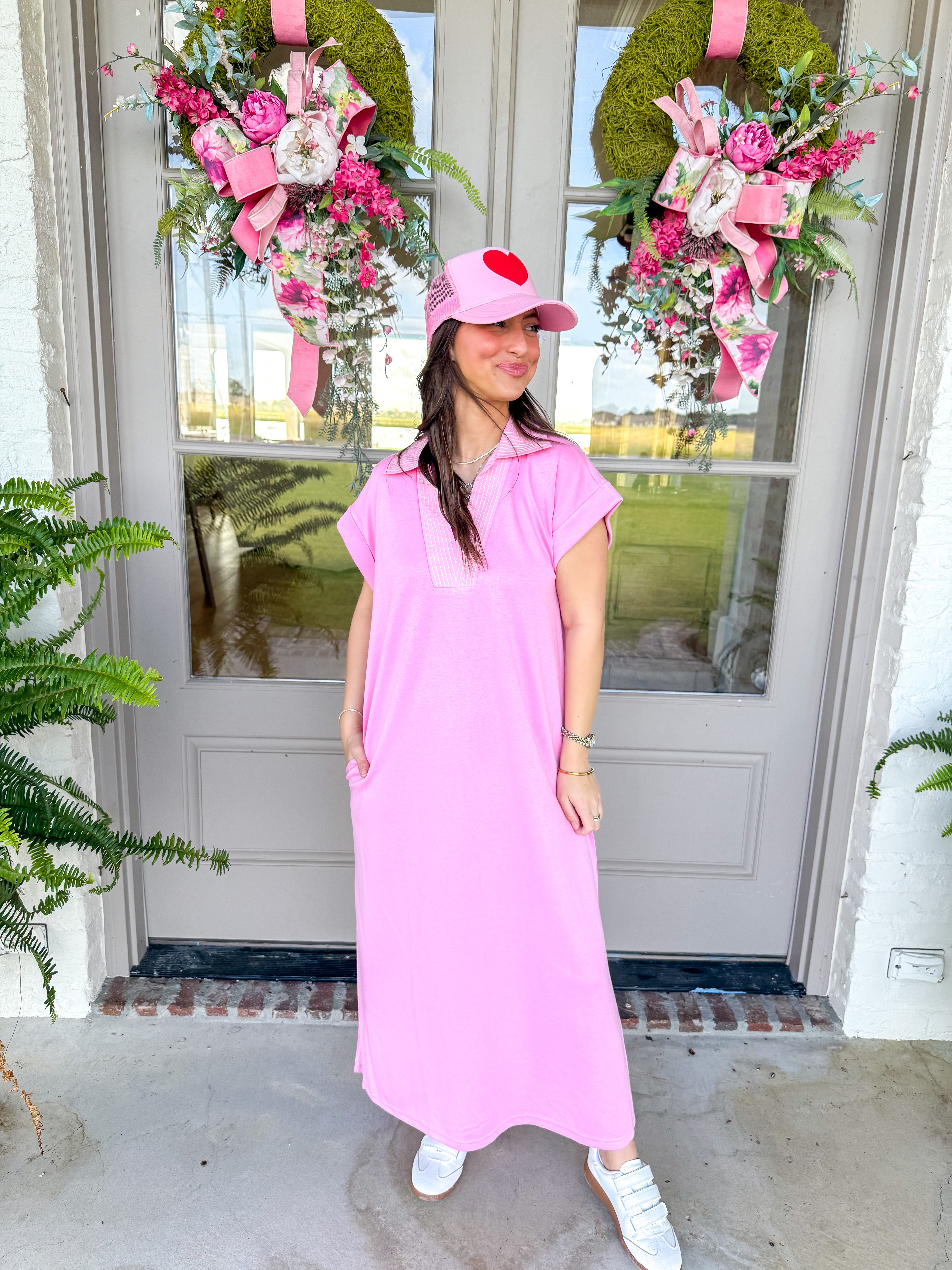 Simply Spring Hot Pink Midi