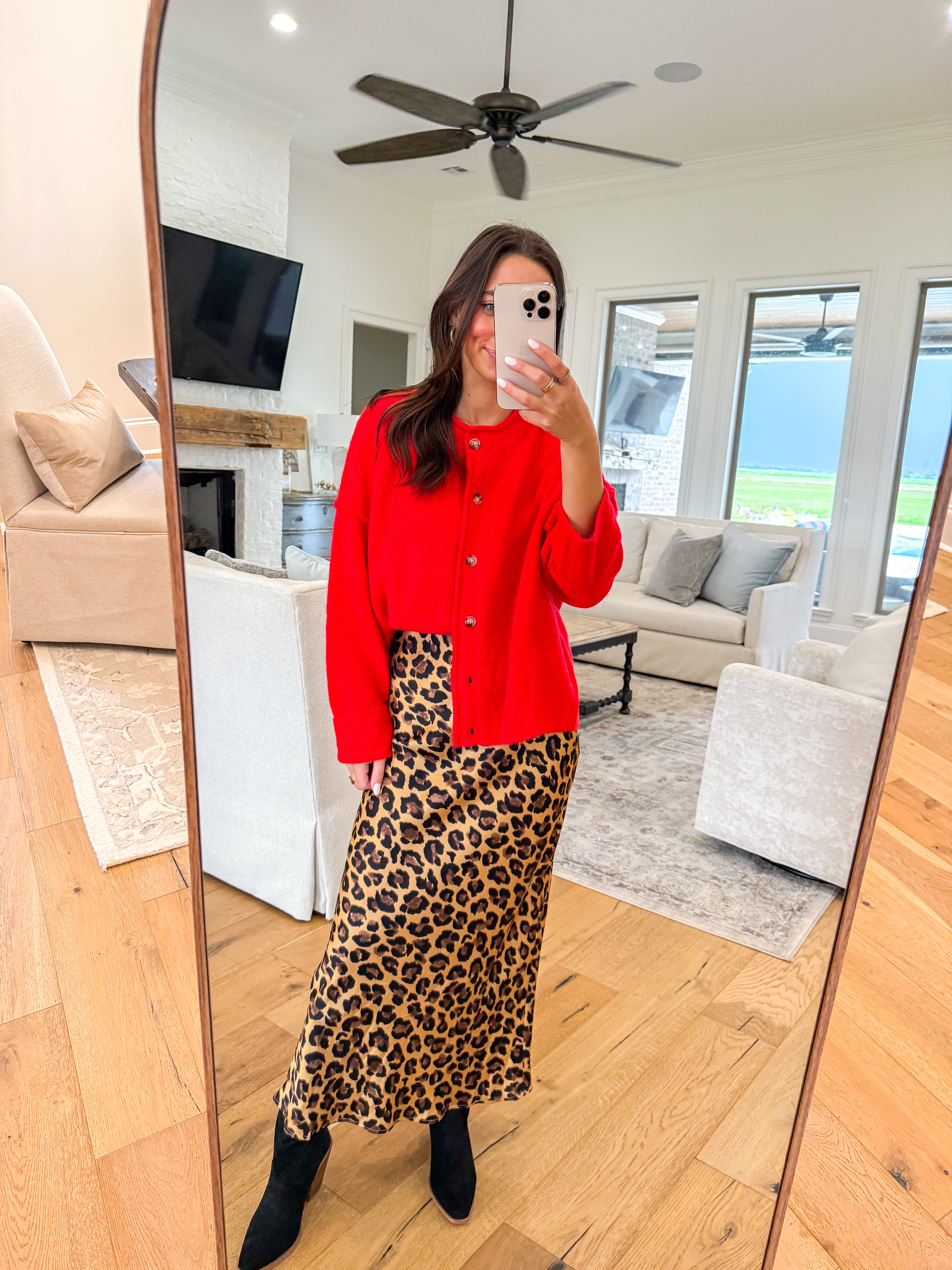 Owen Red Balloon Cardigan