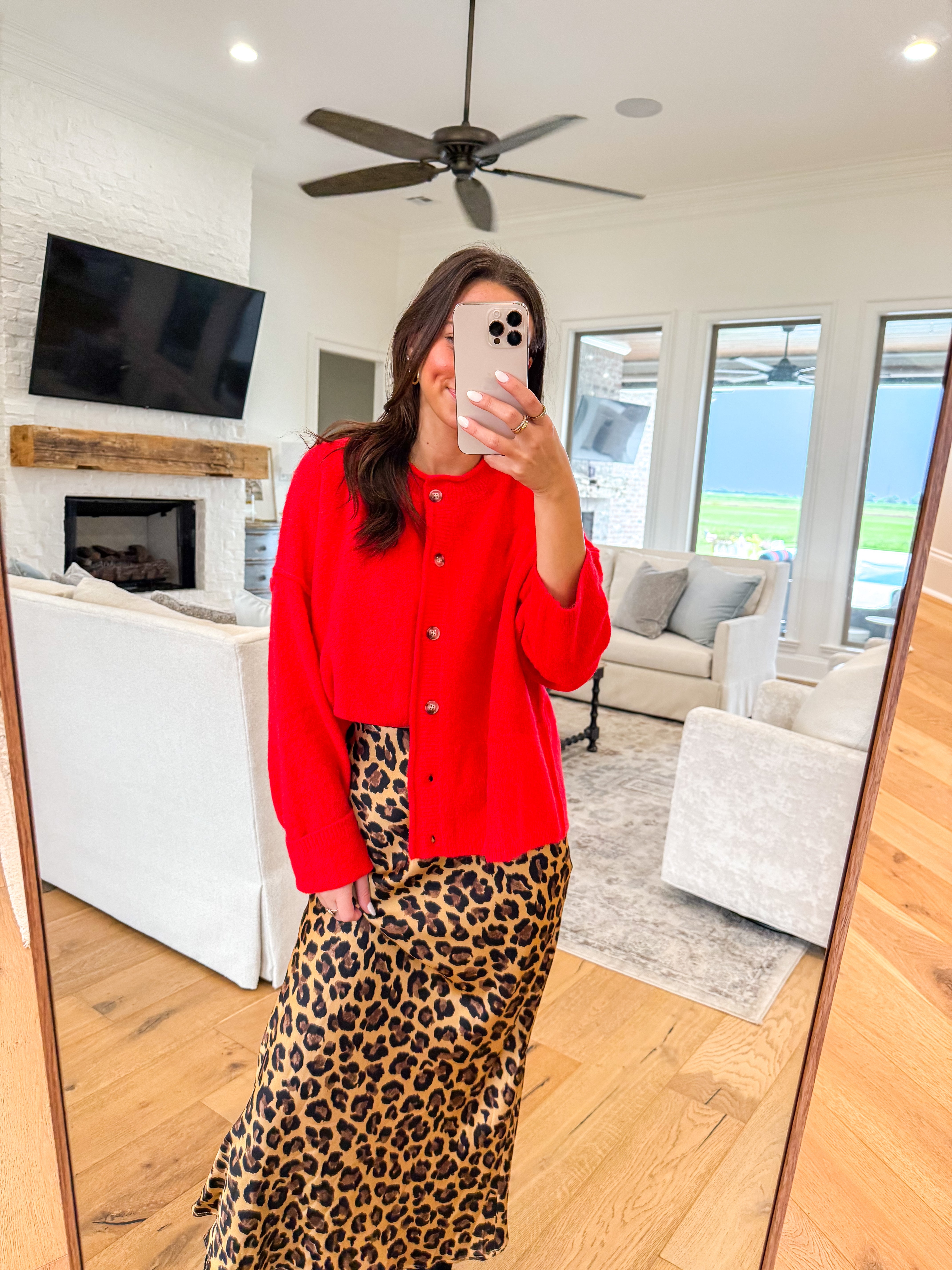 Owen Red Balloon Cardigan