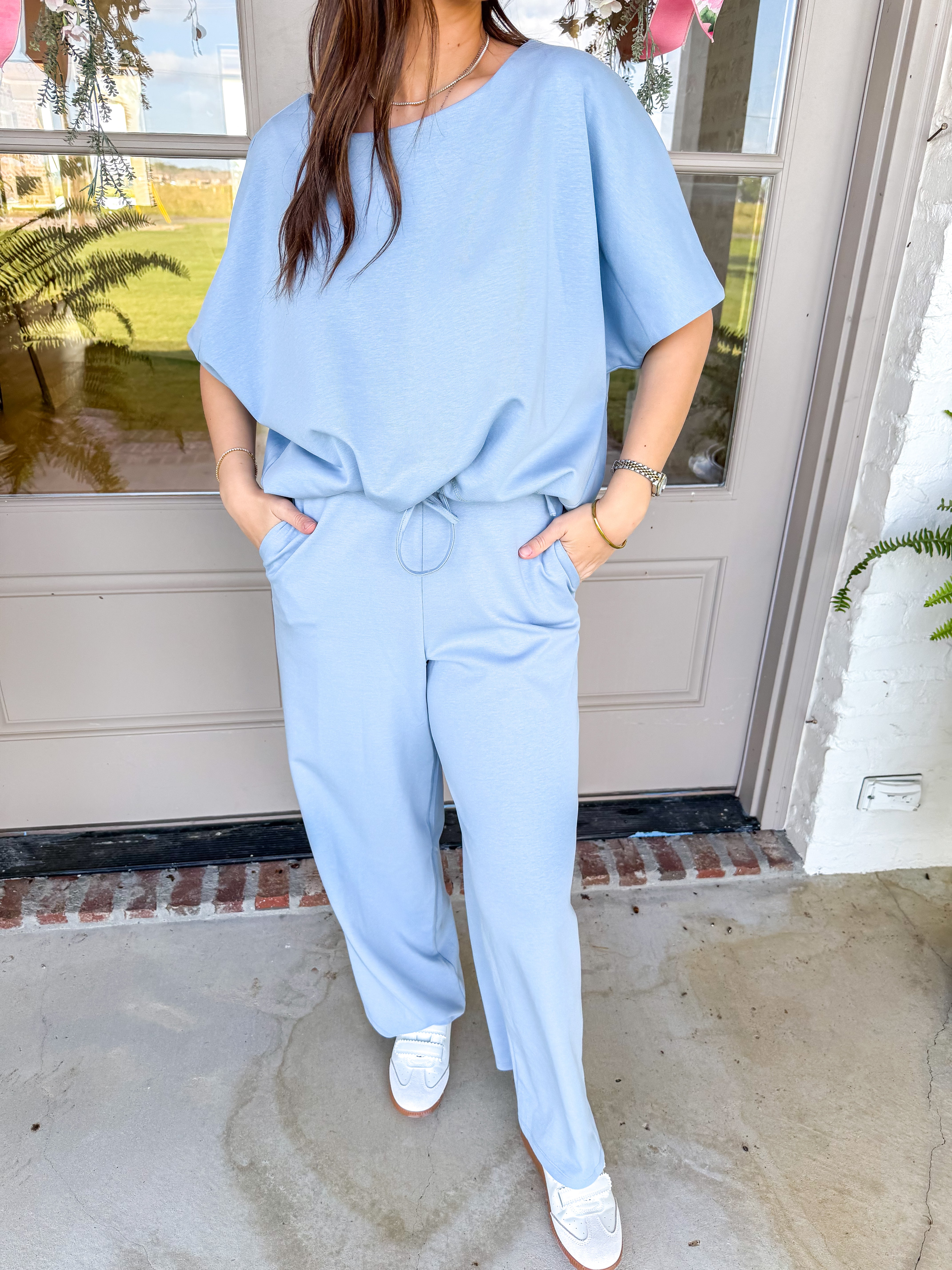 Sunday Morning Chambray Blue Set