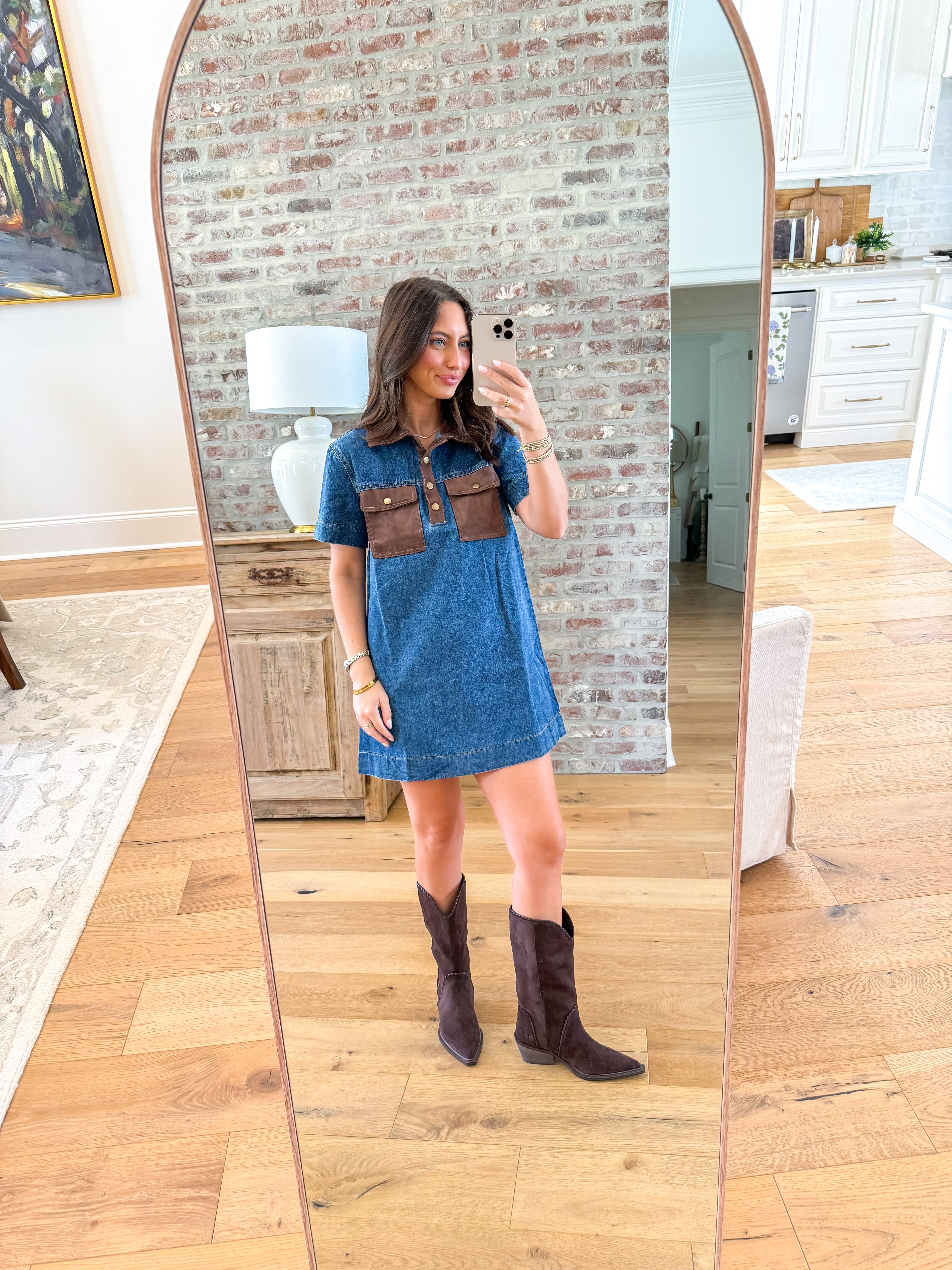 Rustler Denim Shirt Dress