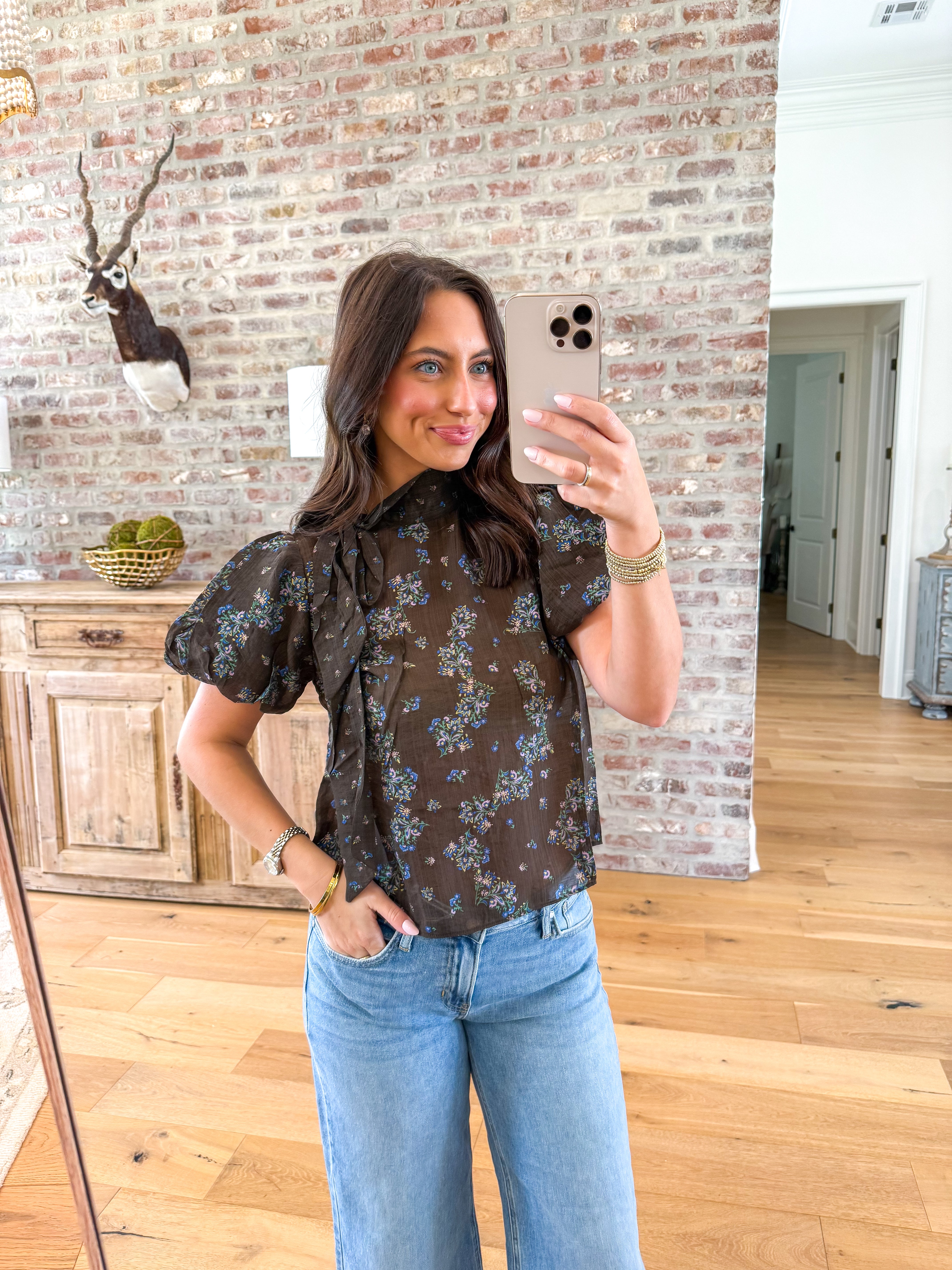 Lolaine Top Espresso Brown