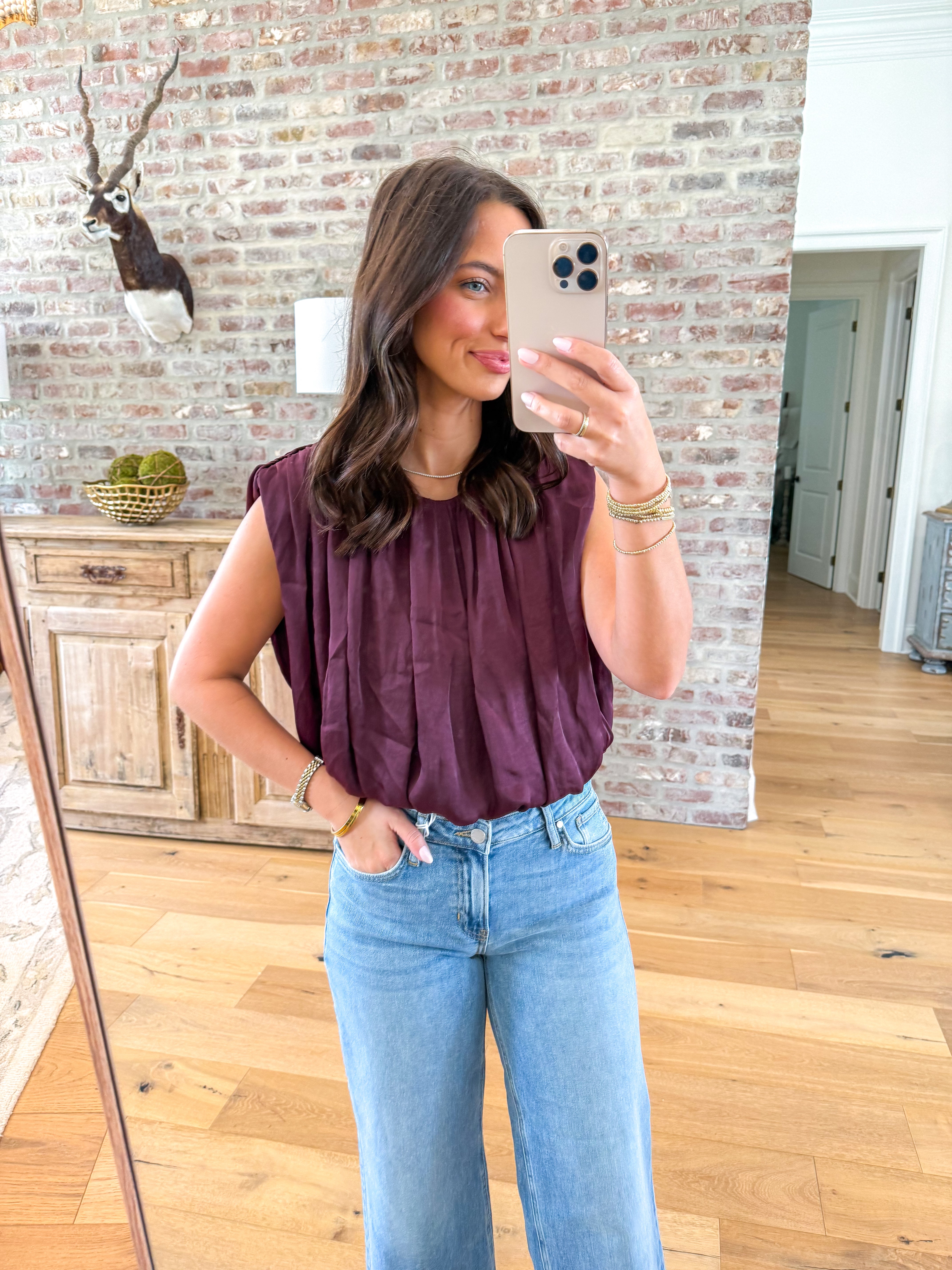 Milana Top Purple Wine