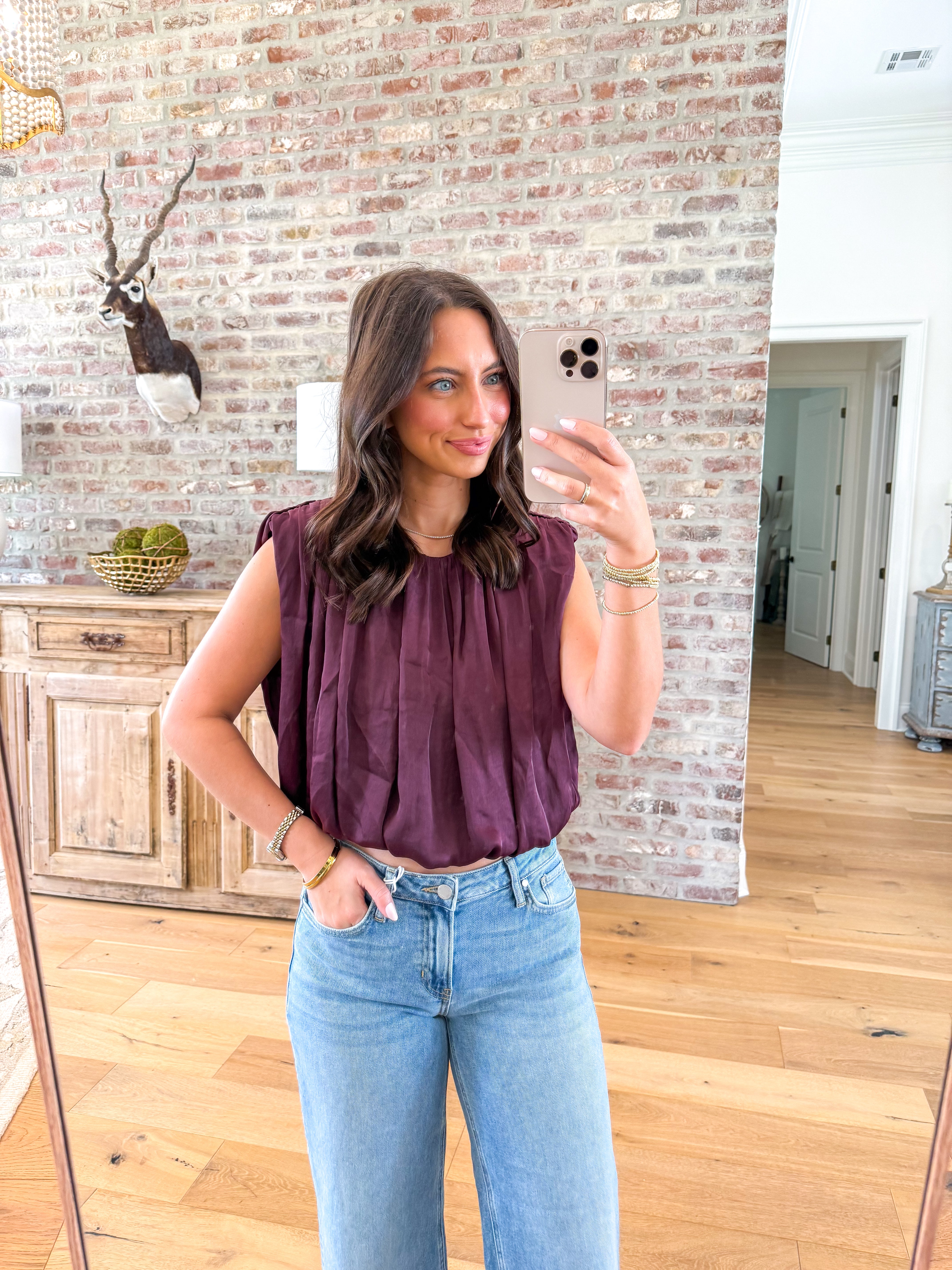 Milana Top Purple Wine