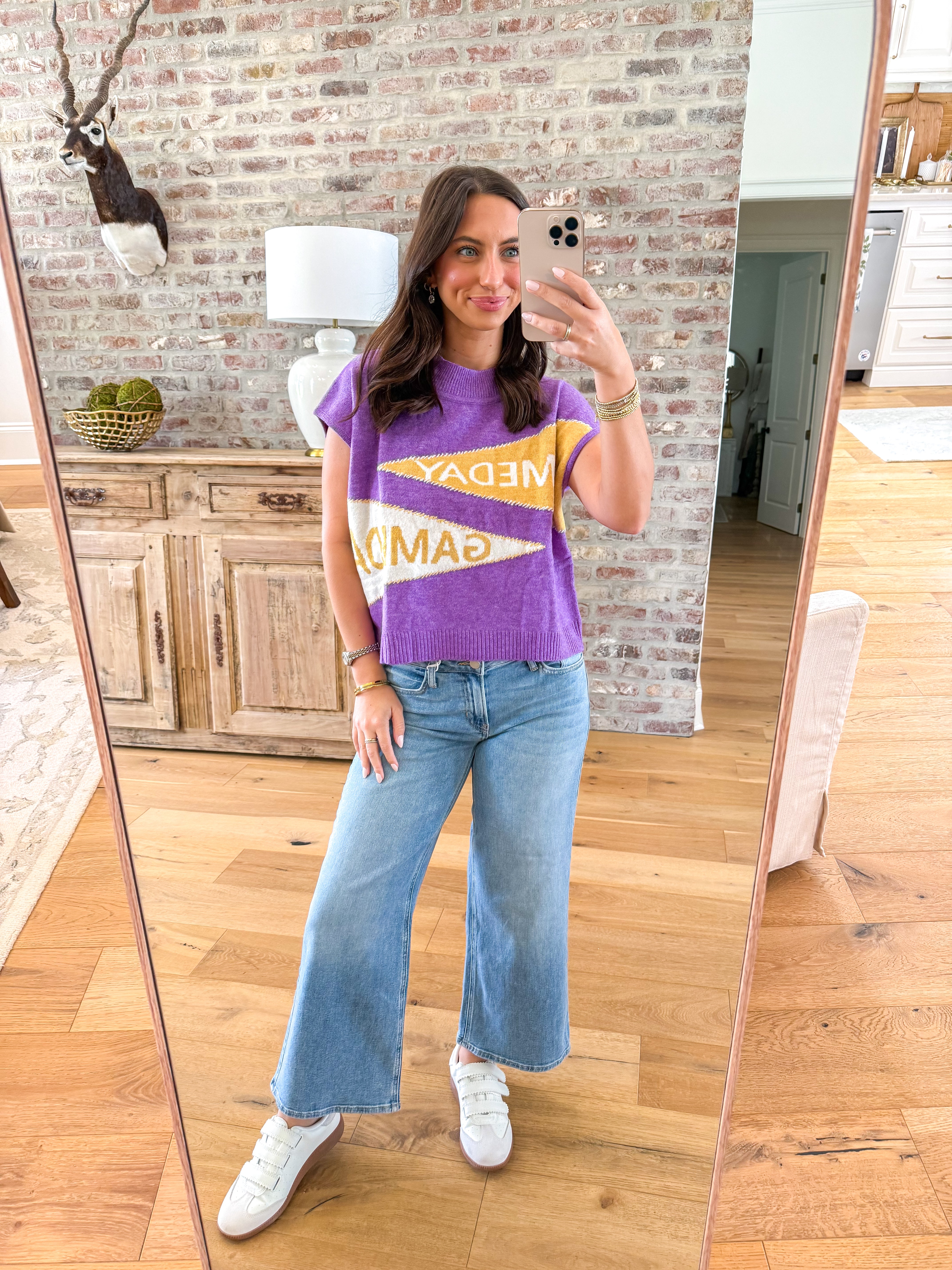 Pennant Perfect Game Day Sweater Vest
