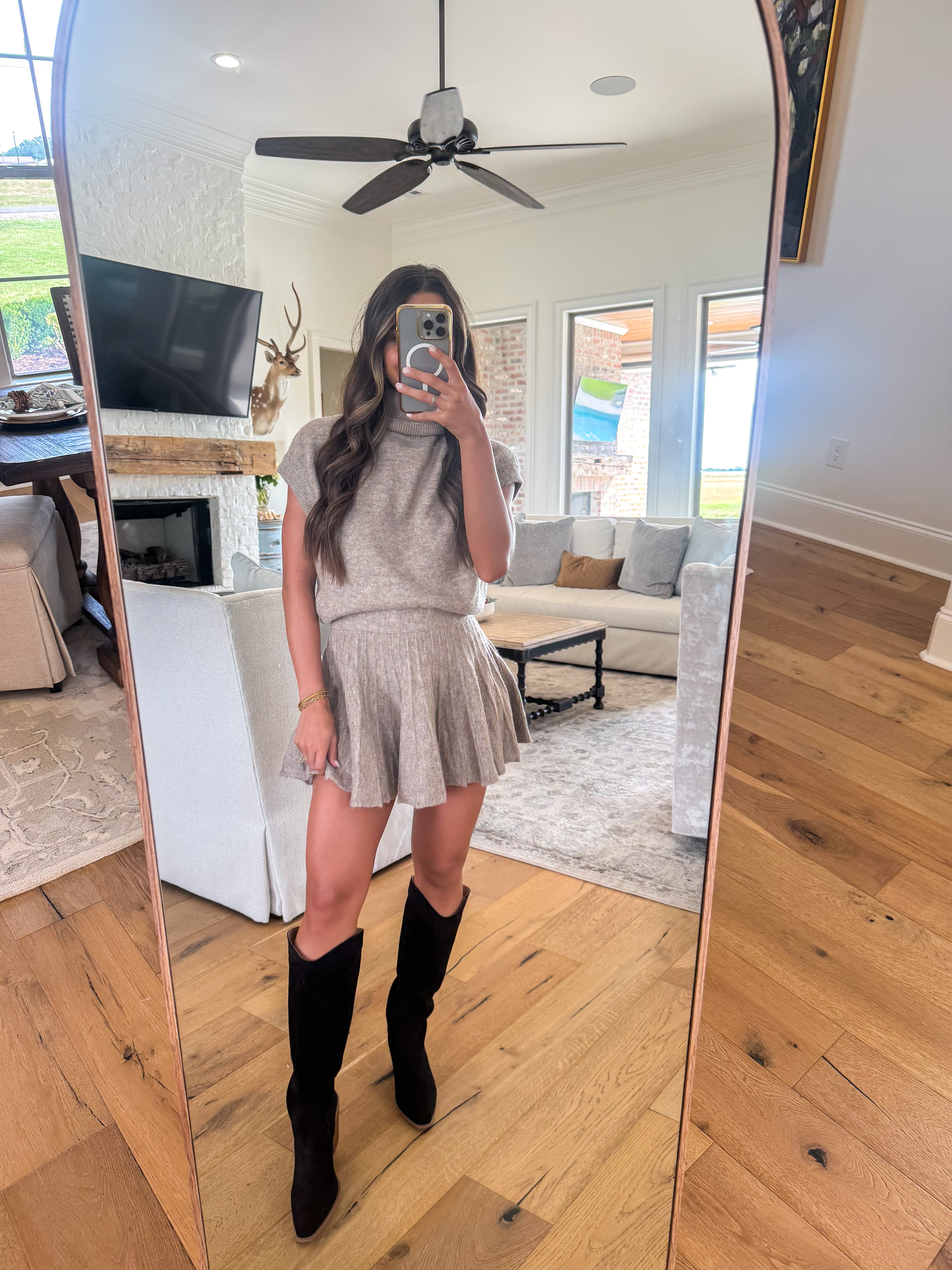 Liora Sweater Set Taupe