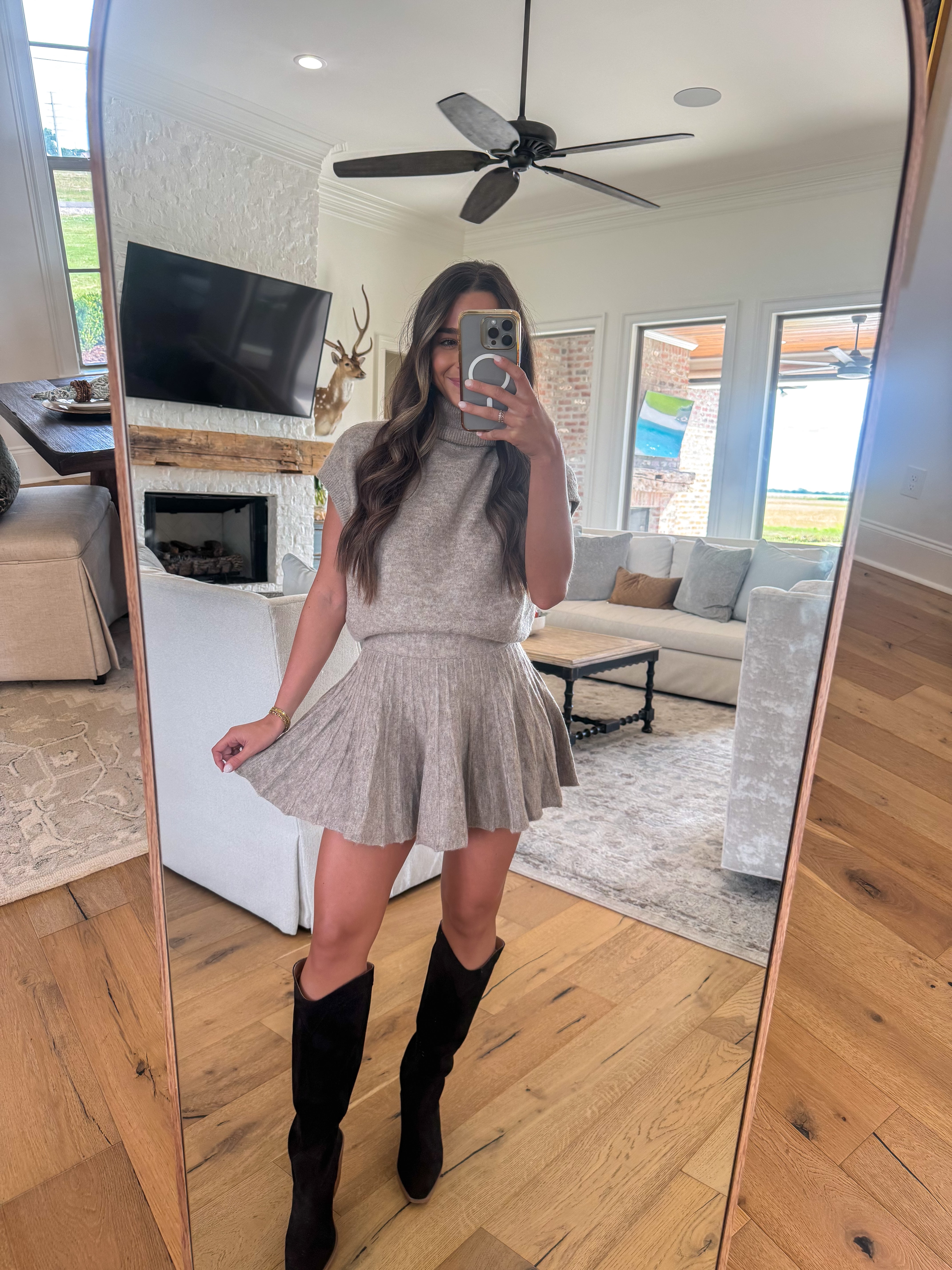 Liora Sweater Set Taupe