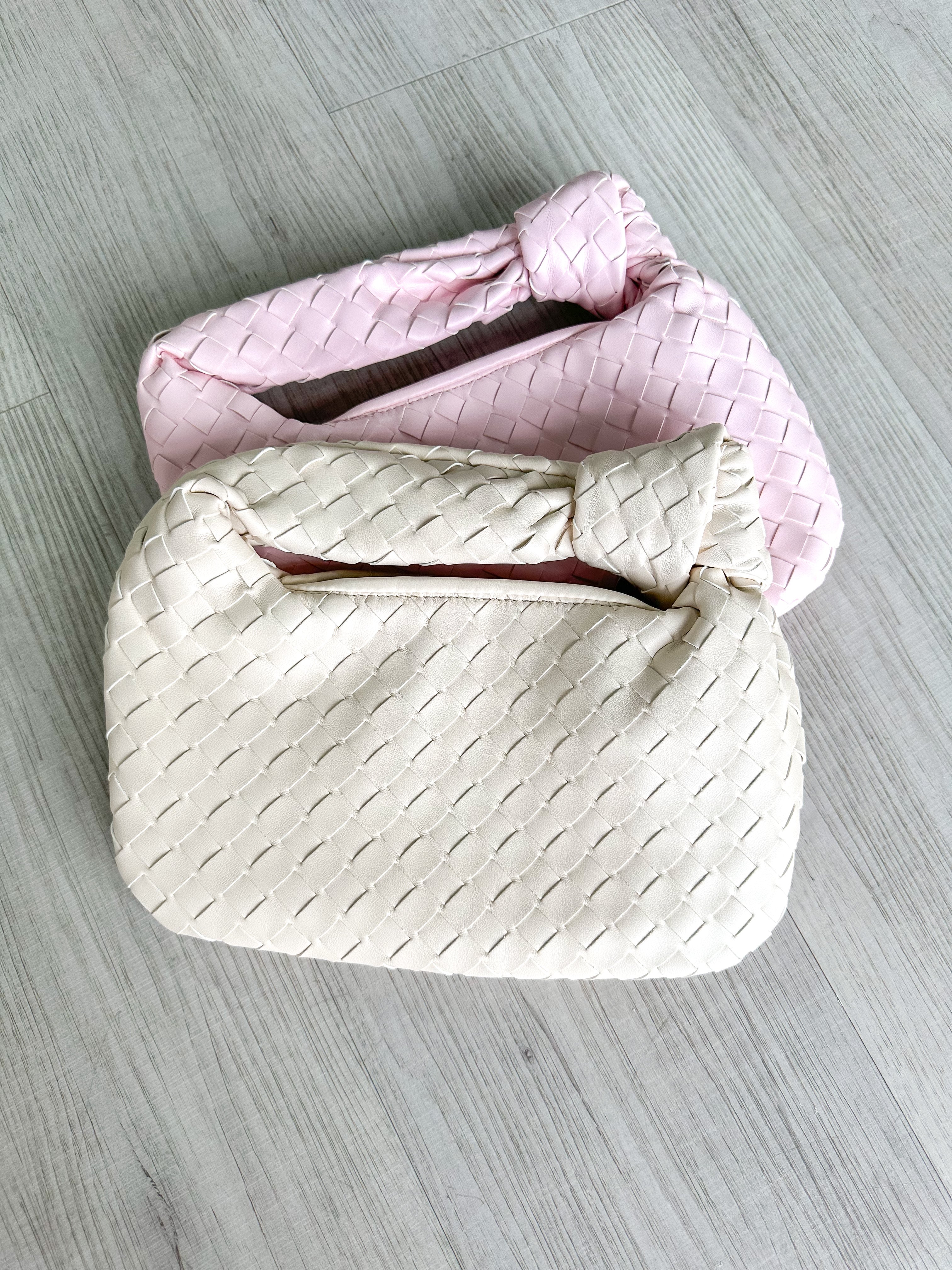 Braided Hattie Bag Light Pink