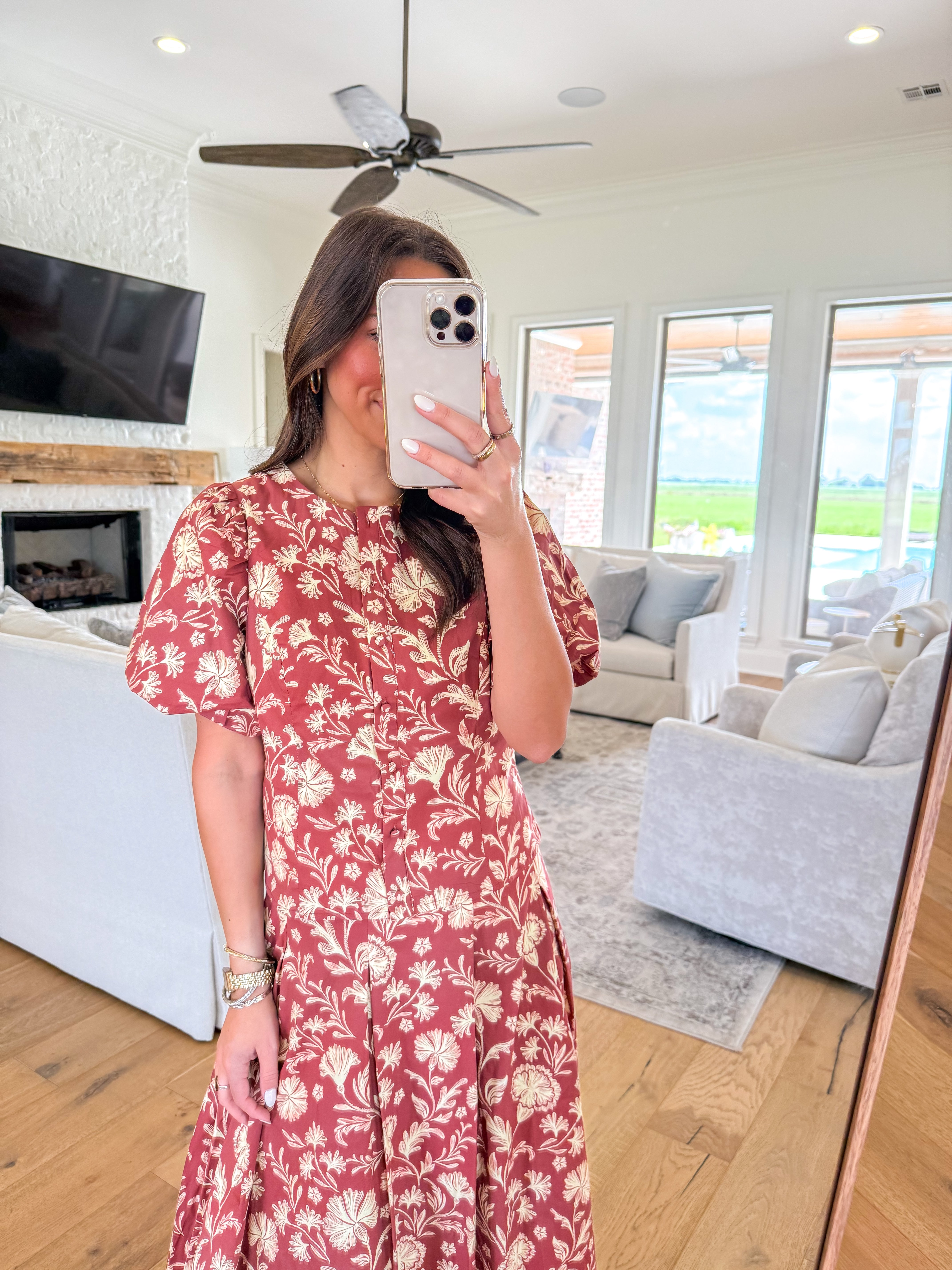 Camellia Floral Skirt Set