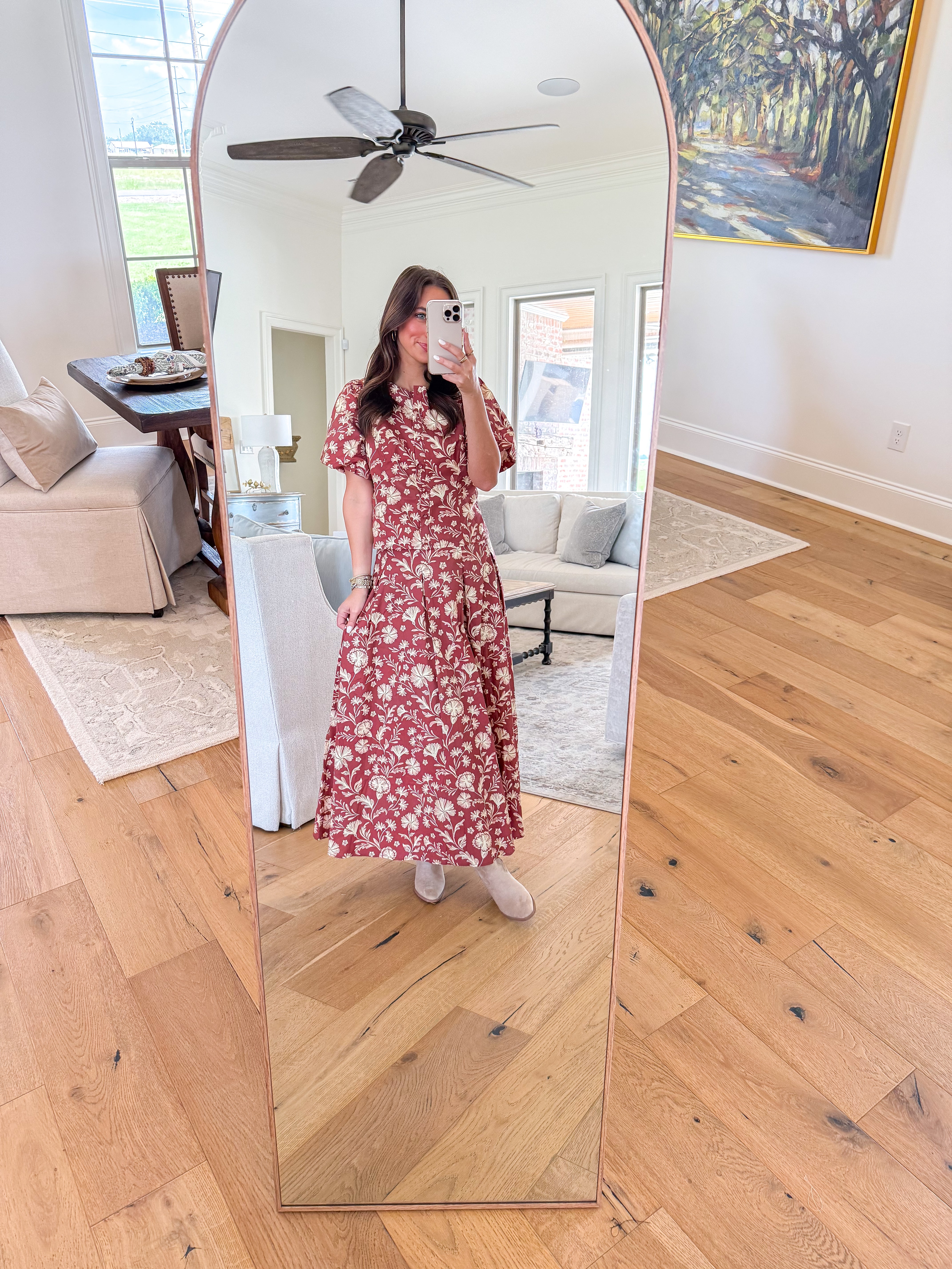 Camellia Floral Skirt Set