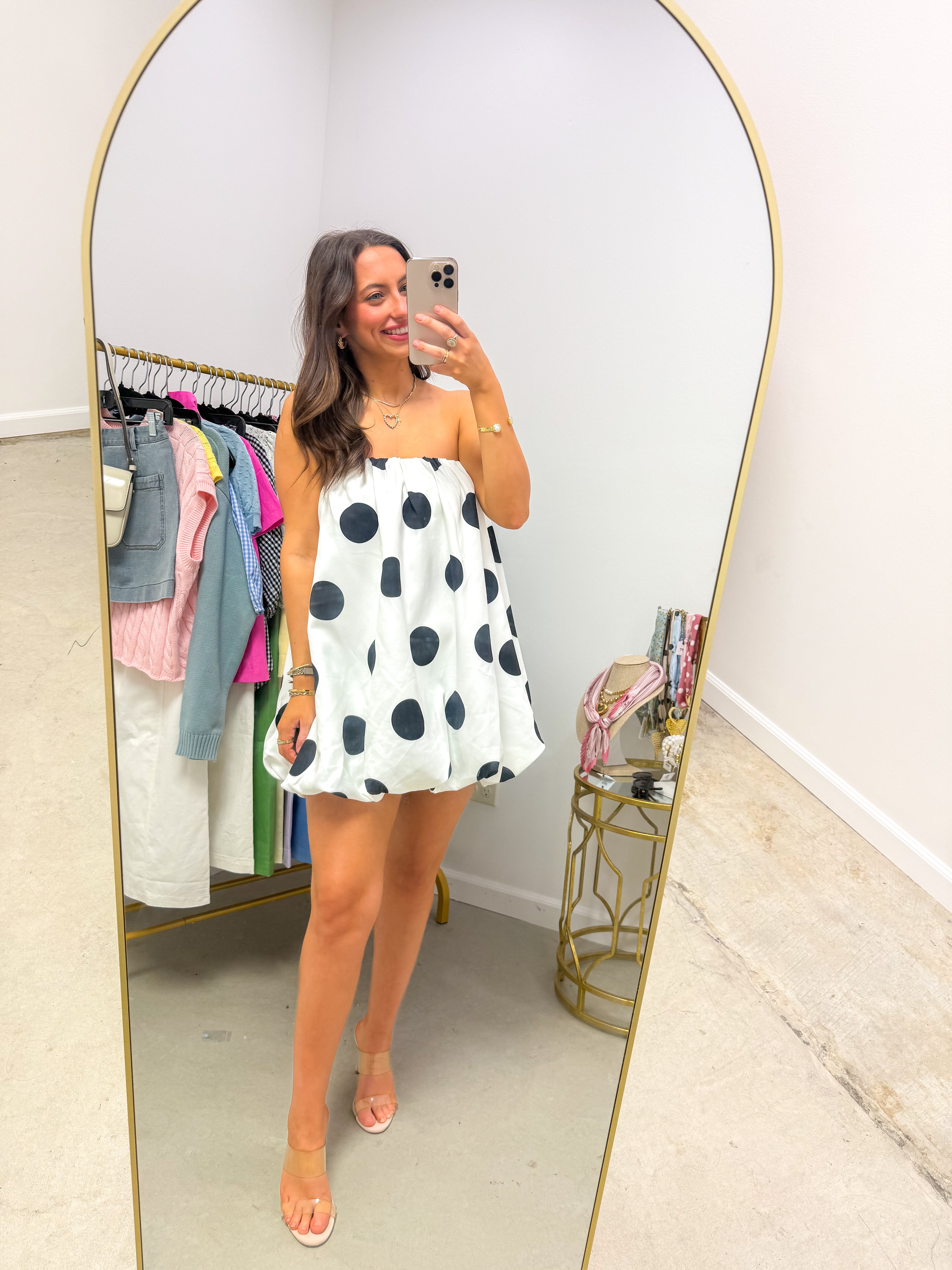 Polka Dot Bubble Dress