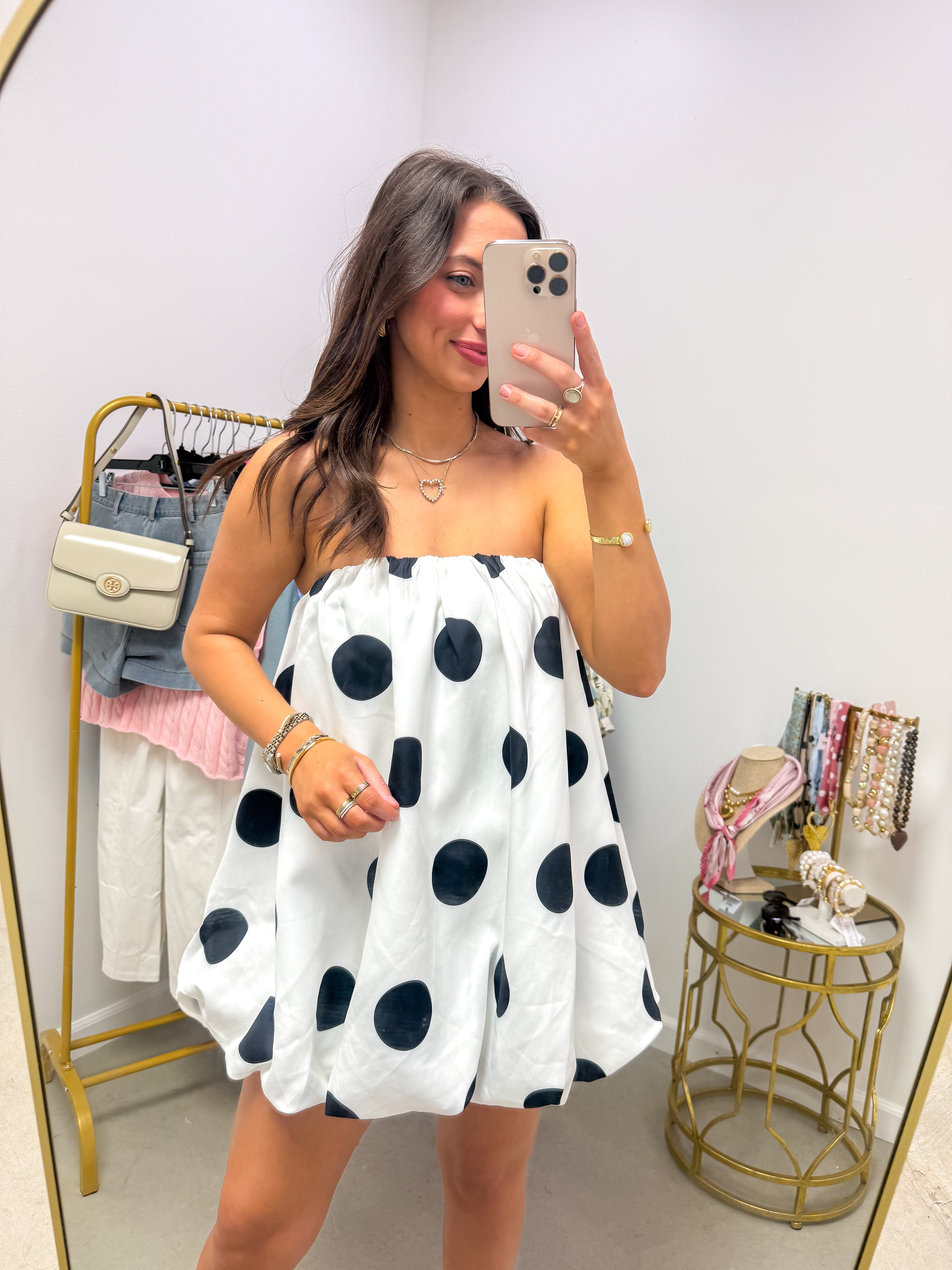 Polka Dot Bubble Dress