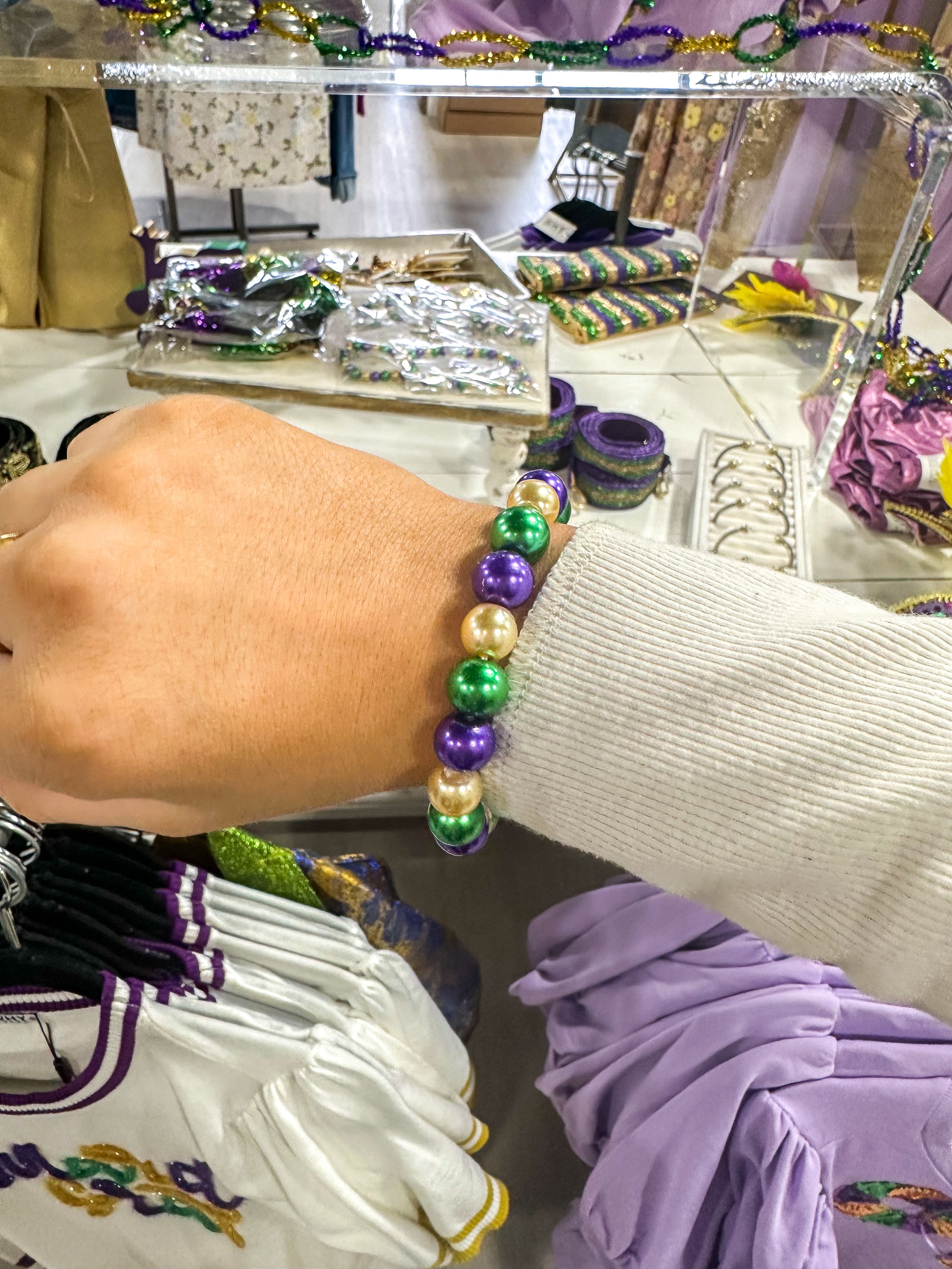 Mardi Gras Pearl Bead Mix