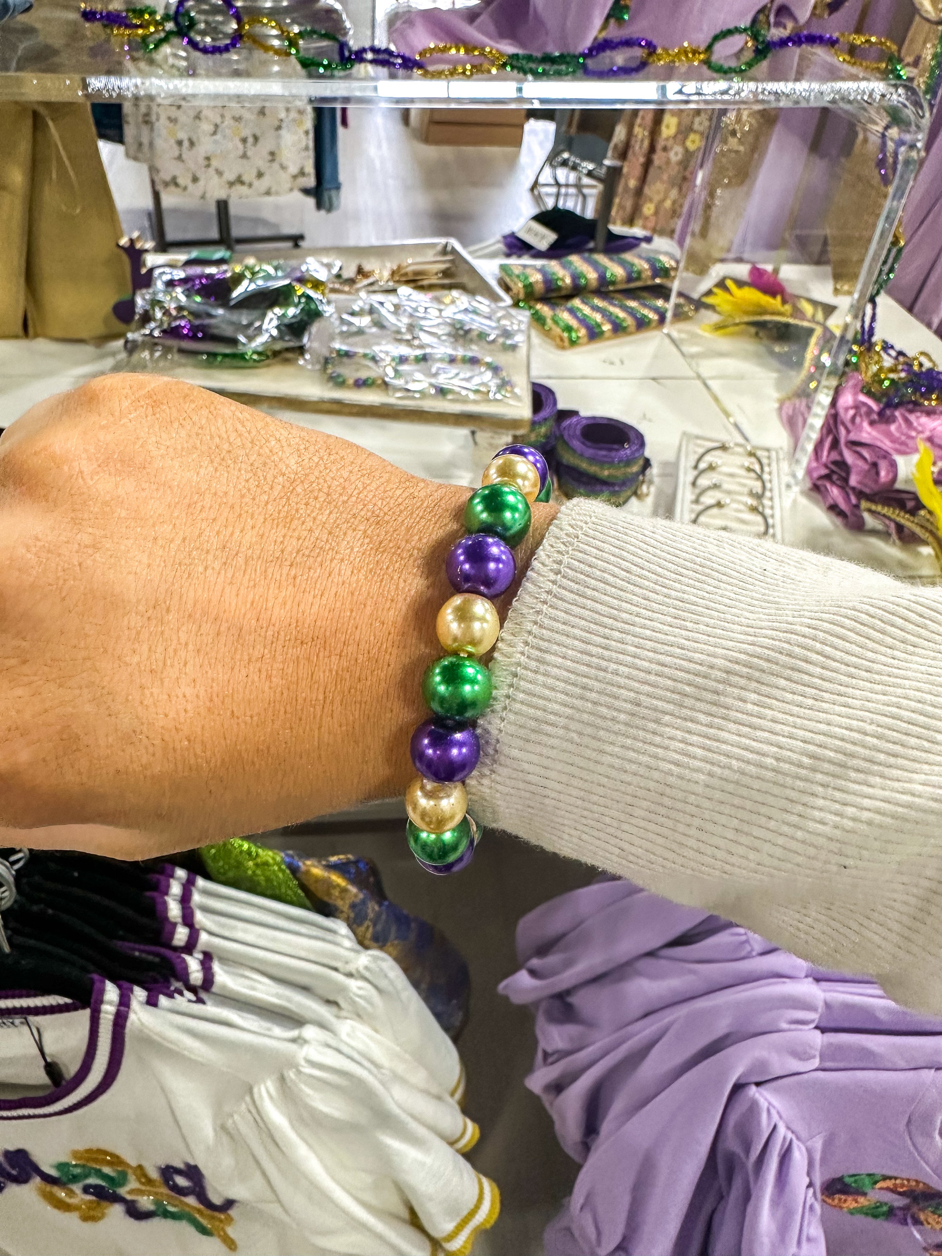 Mardi Gras Pearl Bead Mix