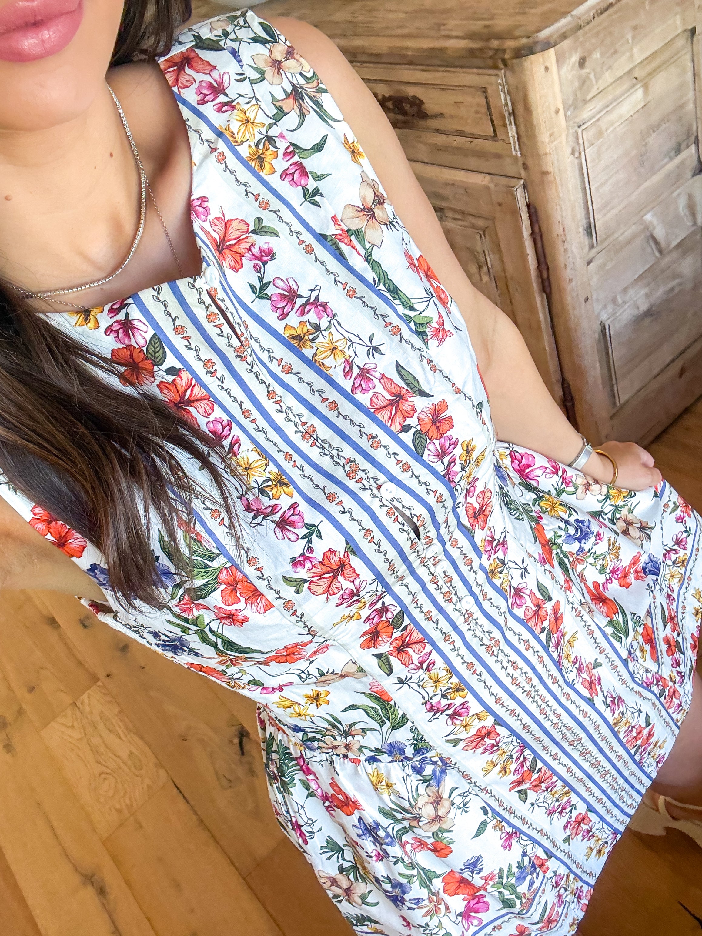 Orange Floral Mutli Mini