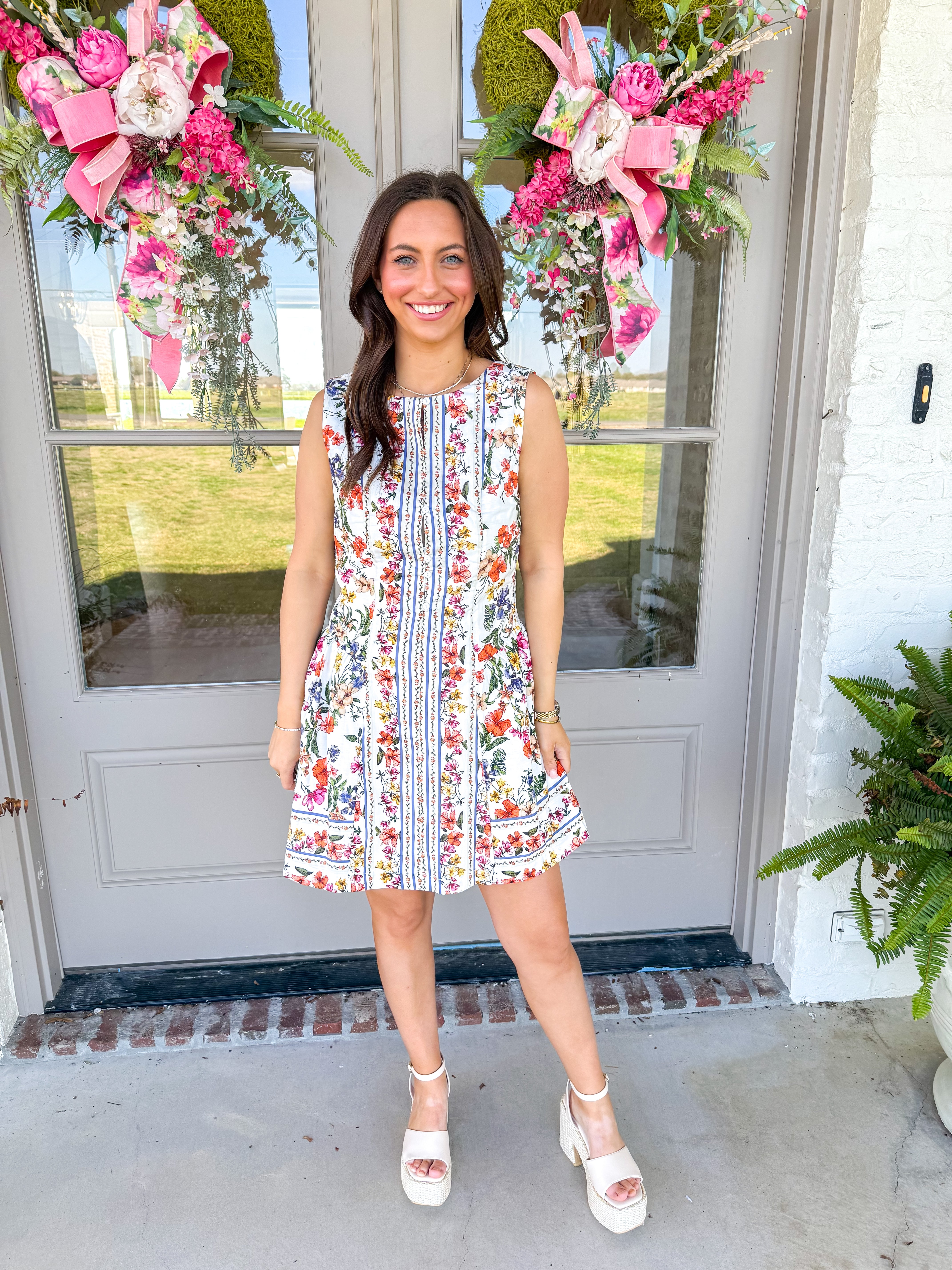 Orange Floral Mutli Mini