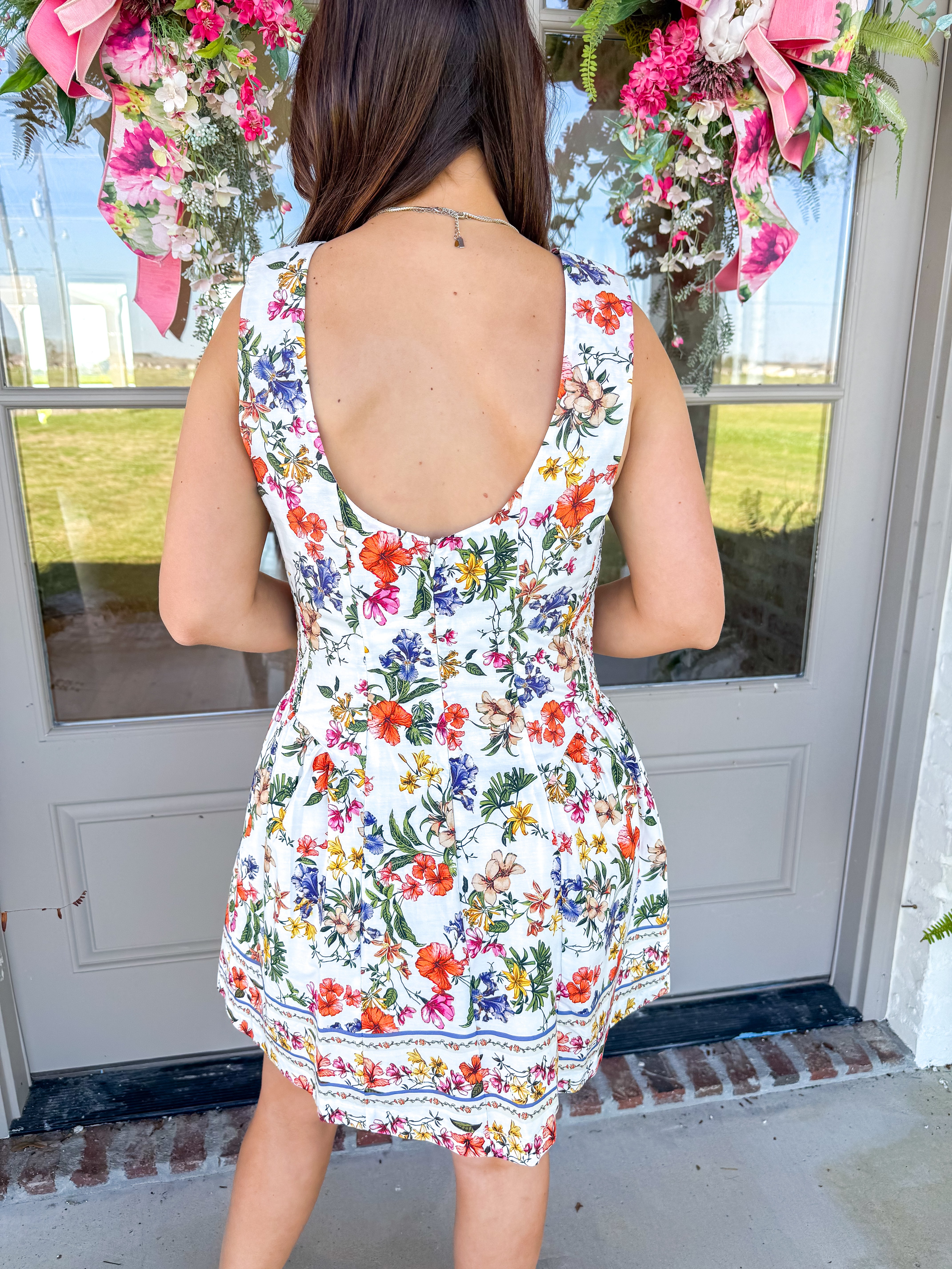 Orange Floral Mutli Mini