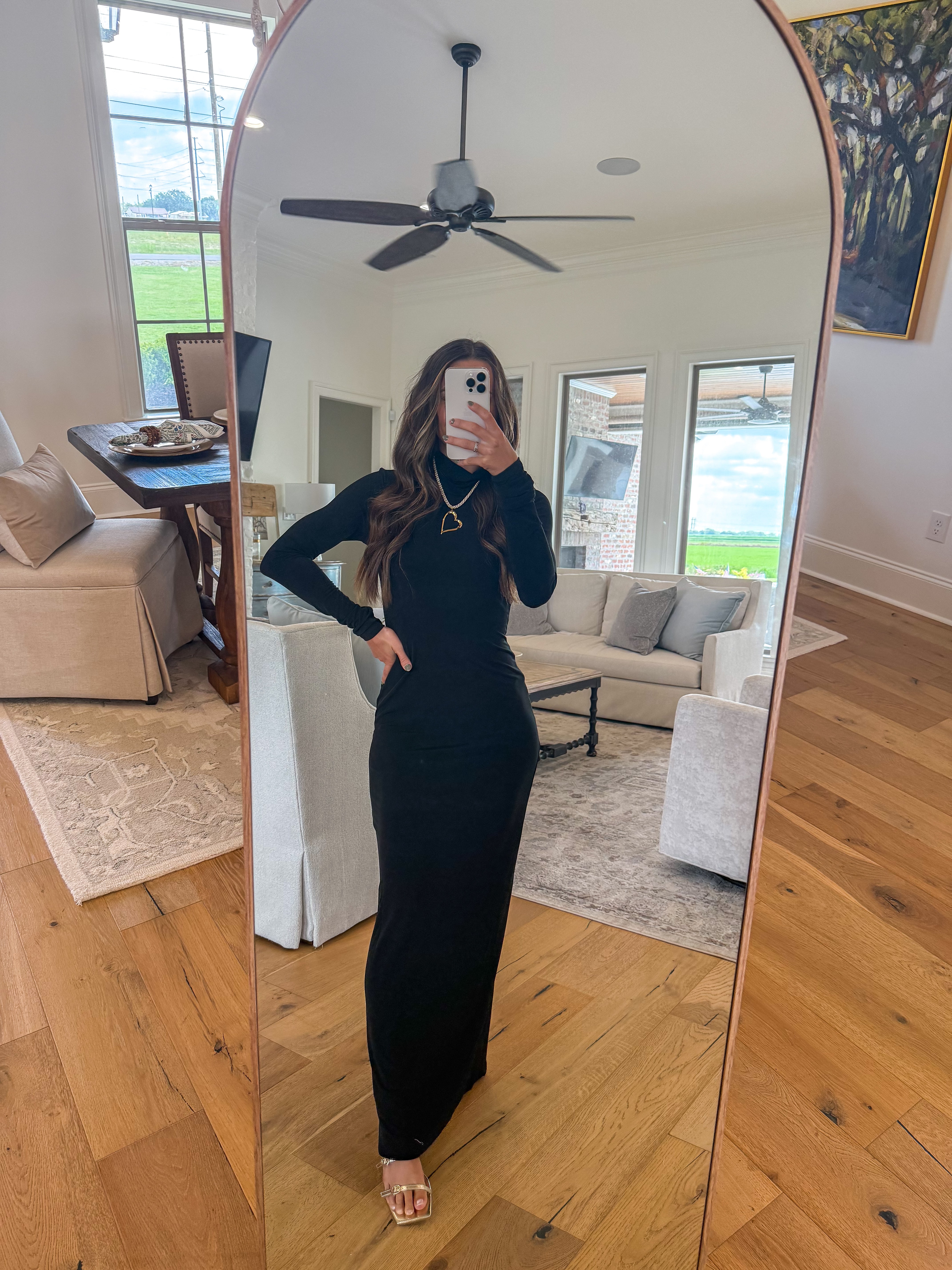 Silhouette Black Maxi