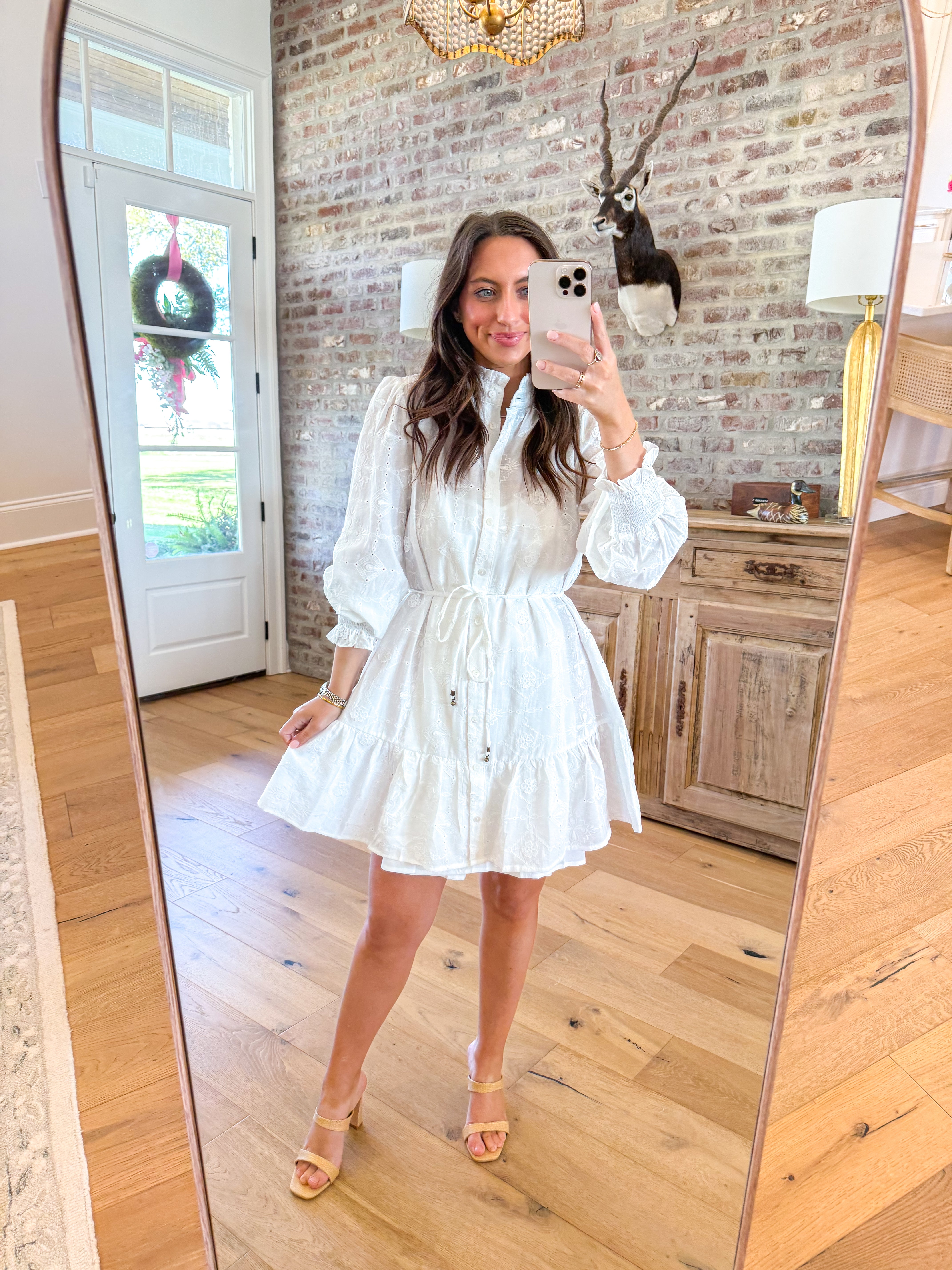 Sweet Magnolia Eyelet Dress