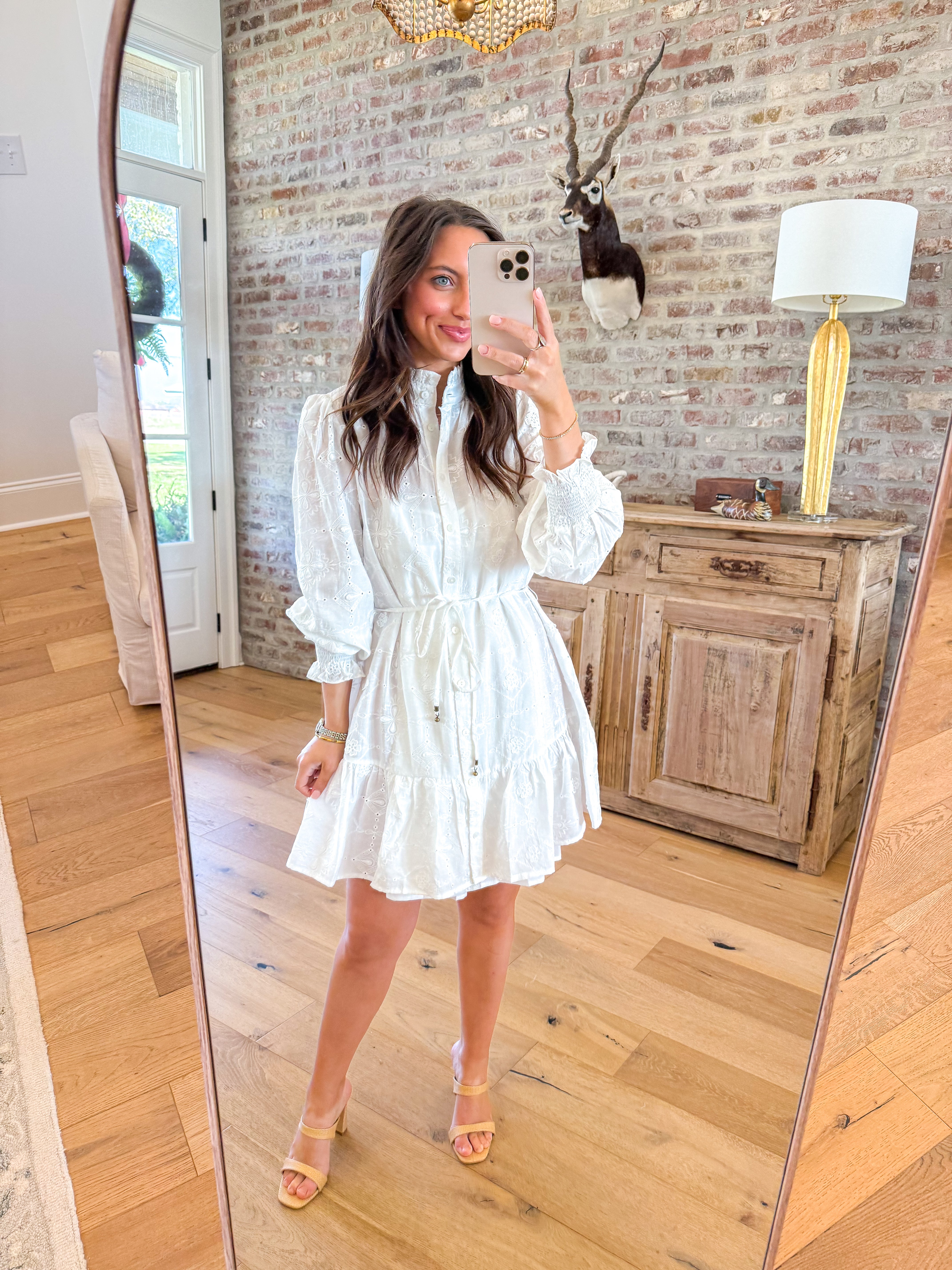 Sweet Magnolia Eyelet Dress