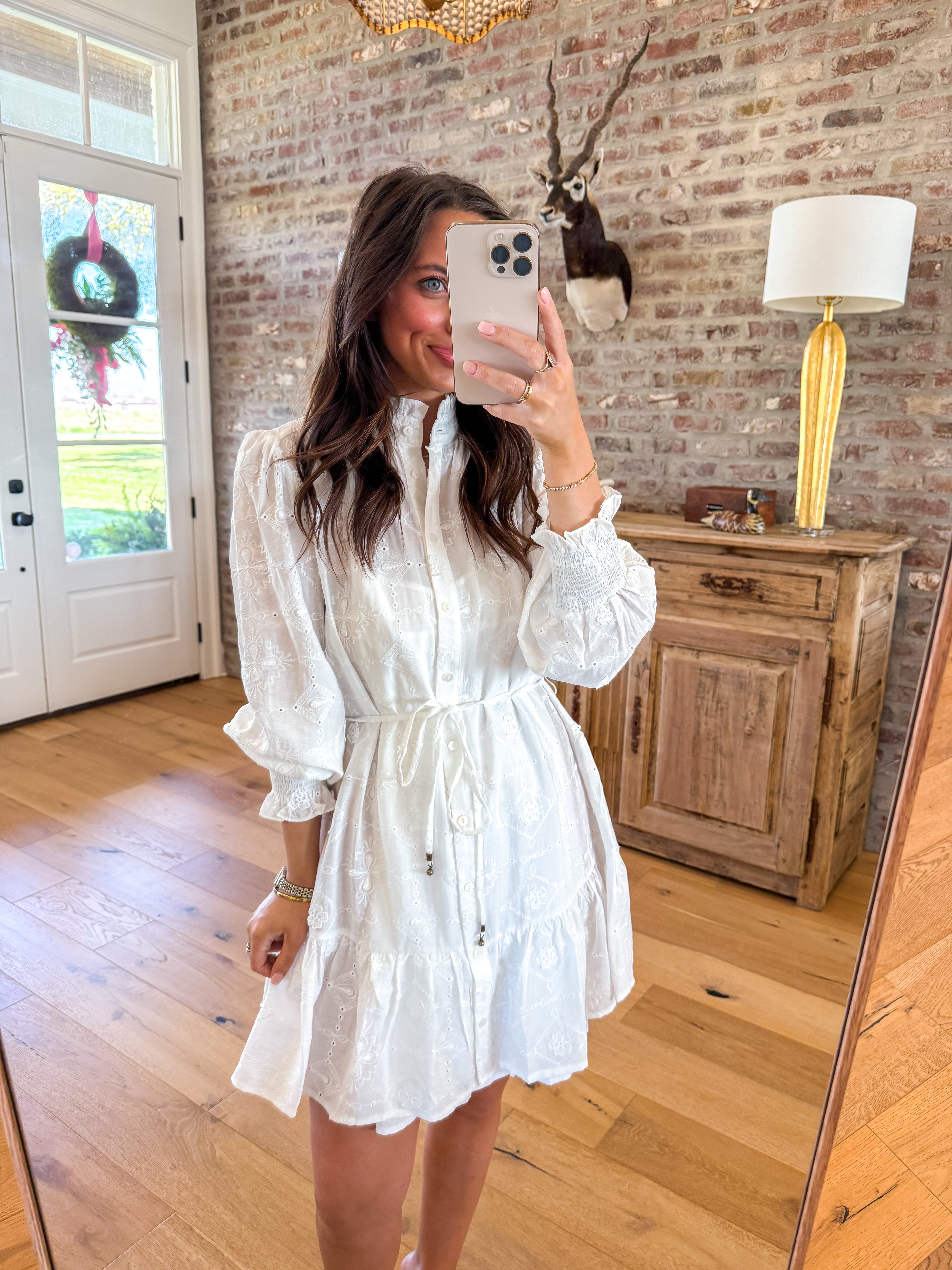 Sweet Magnolia Eyelet Dress