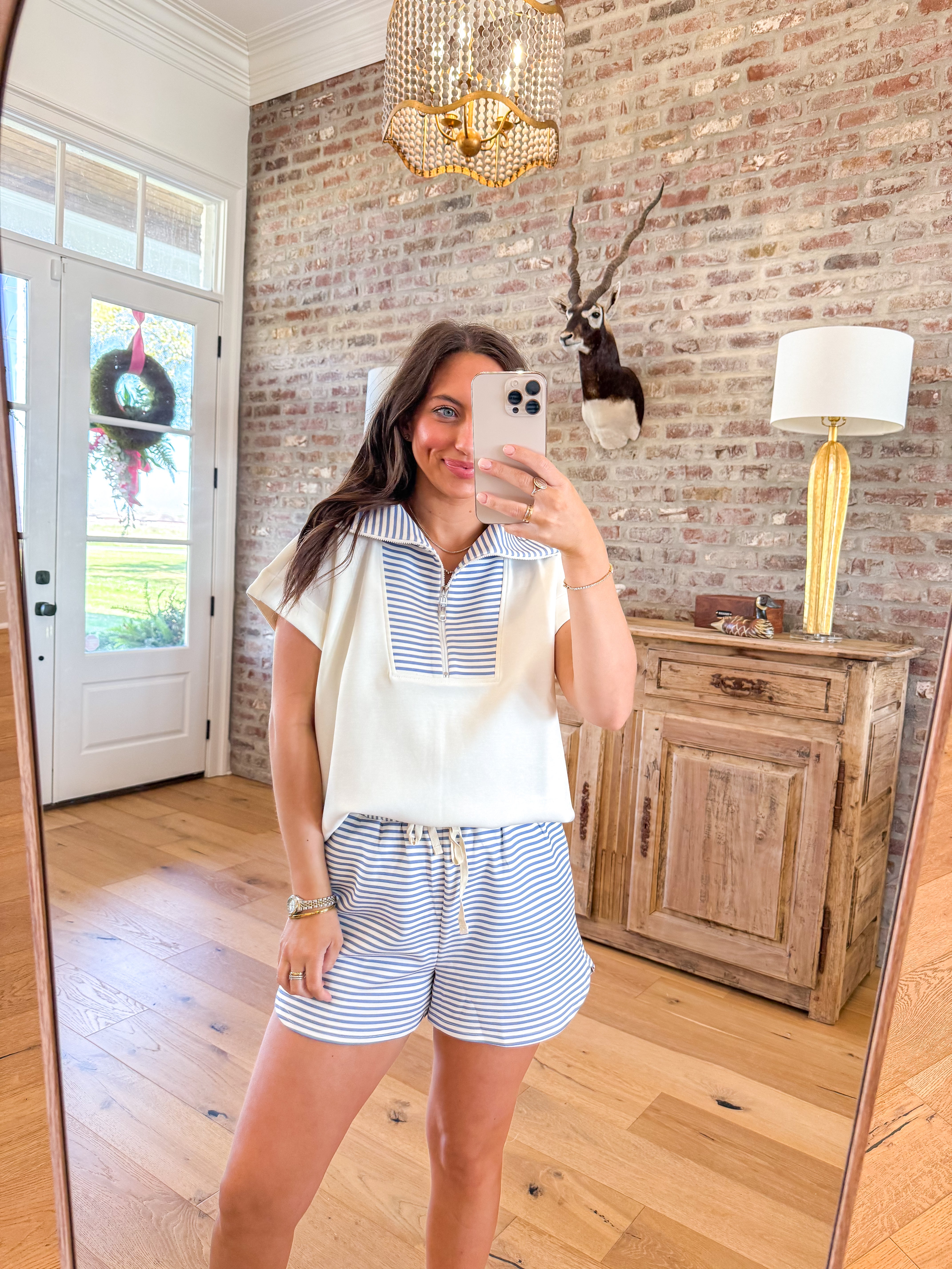 Coastal Comfort Striped Set