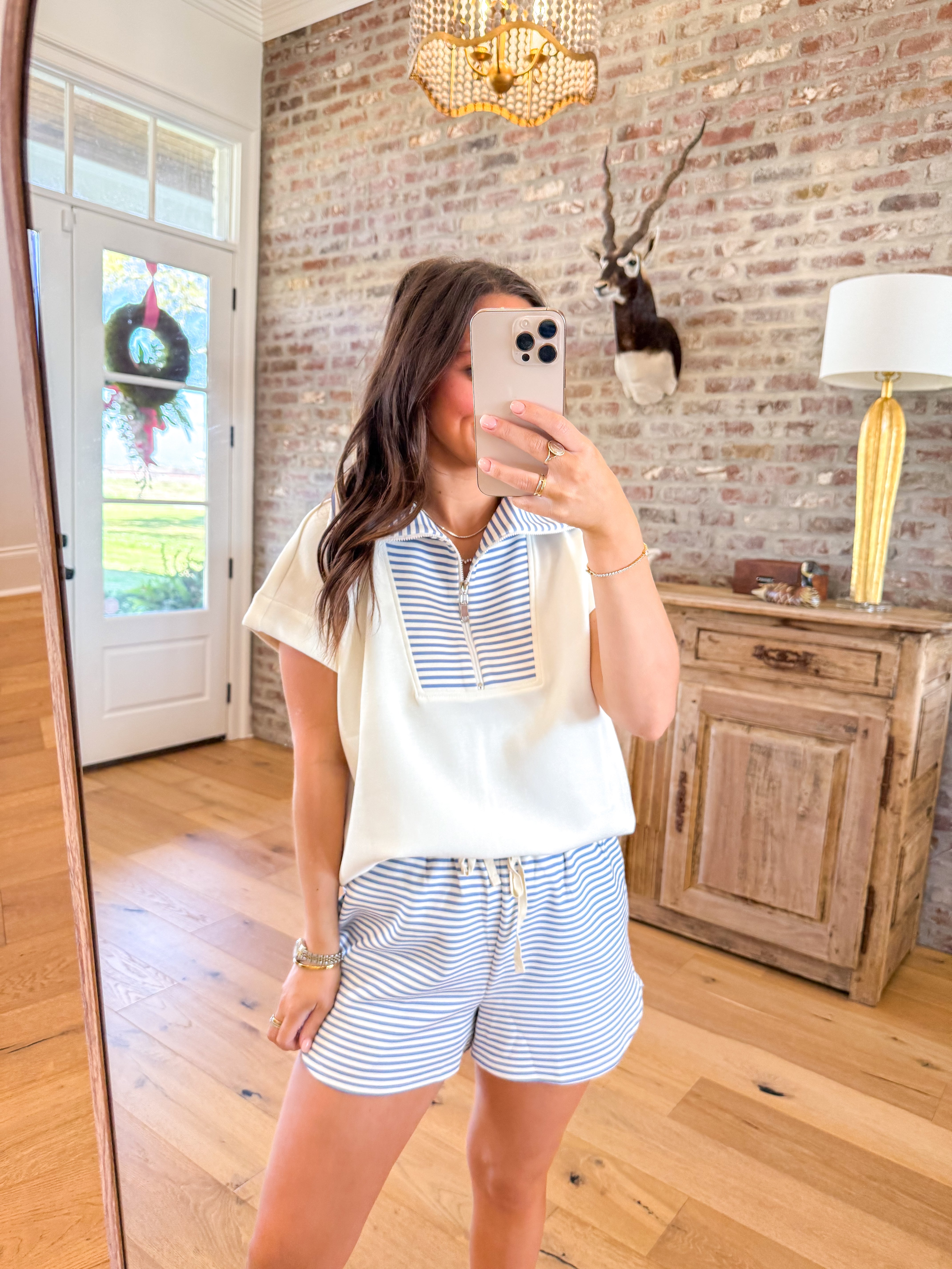 Coastal Comfort Striped Set