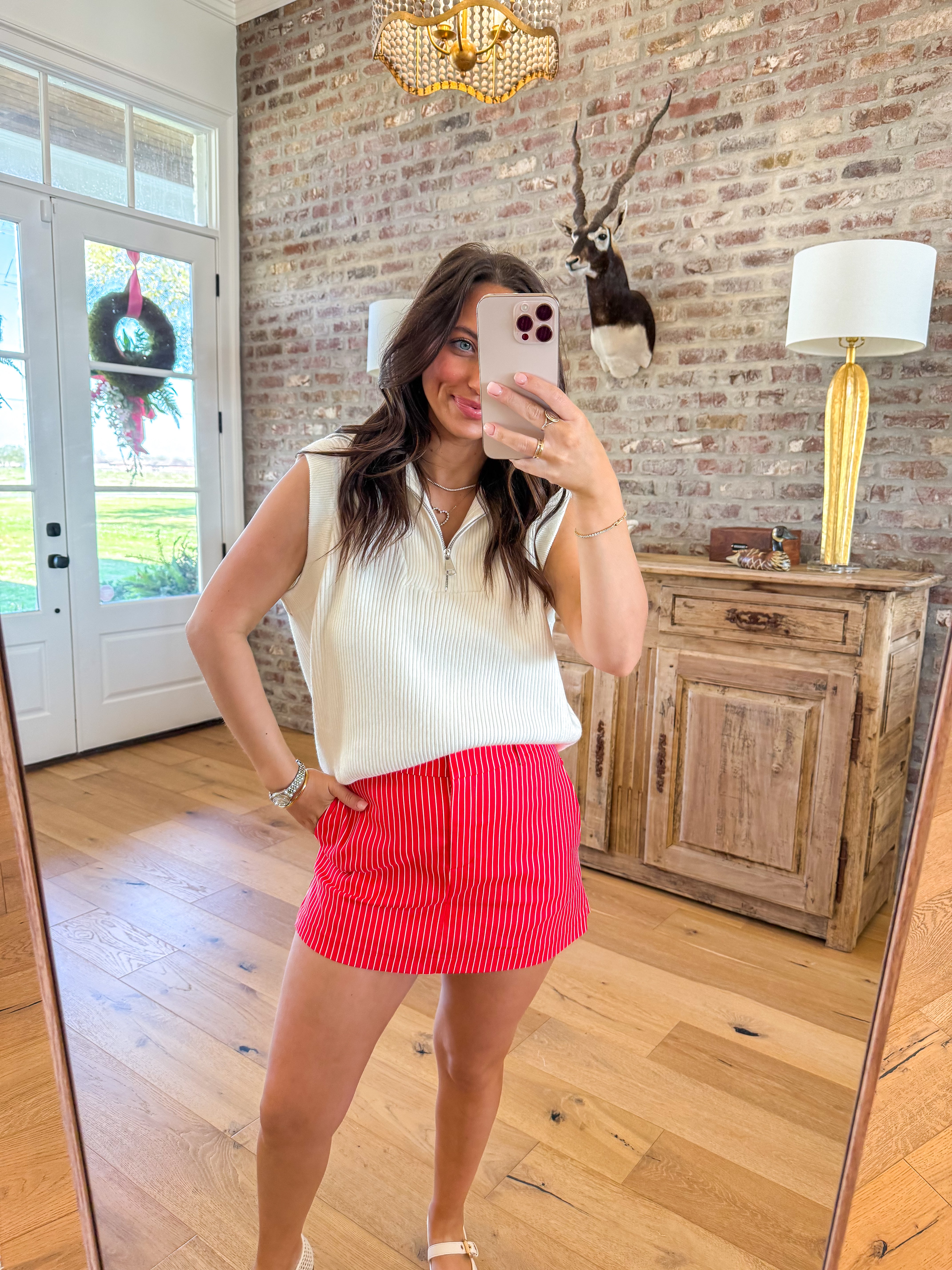 Ivory Dreams Quarter-Zip Vest