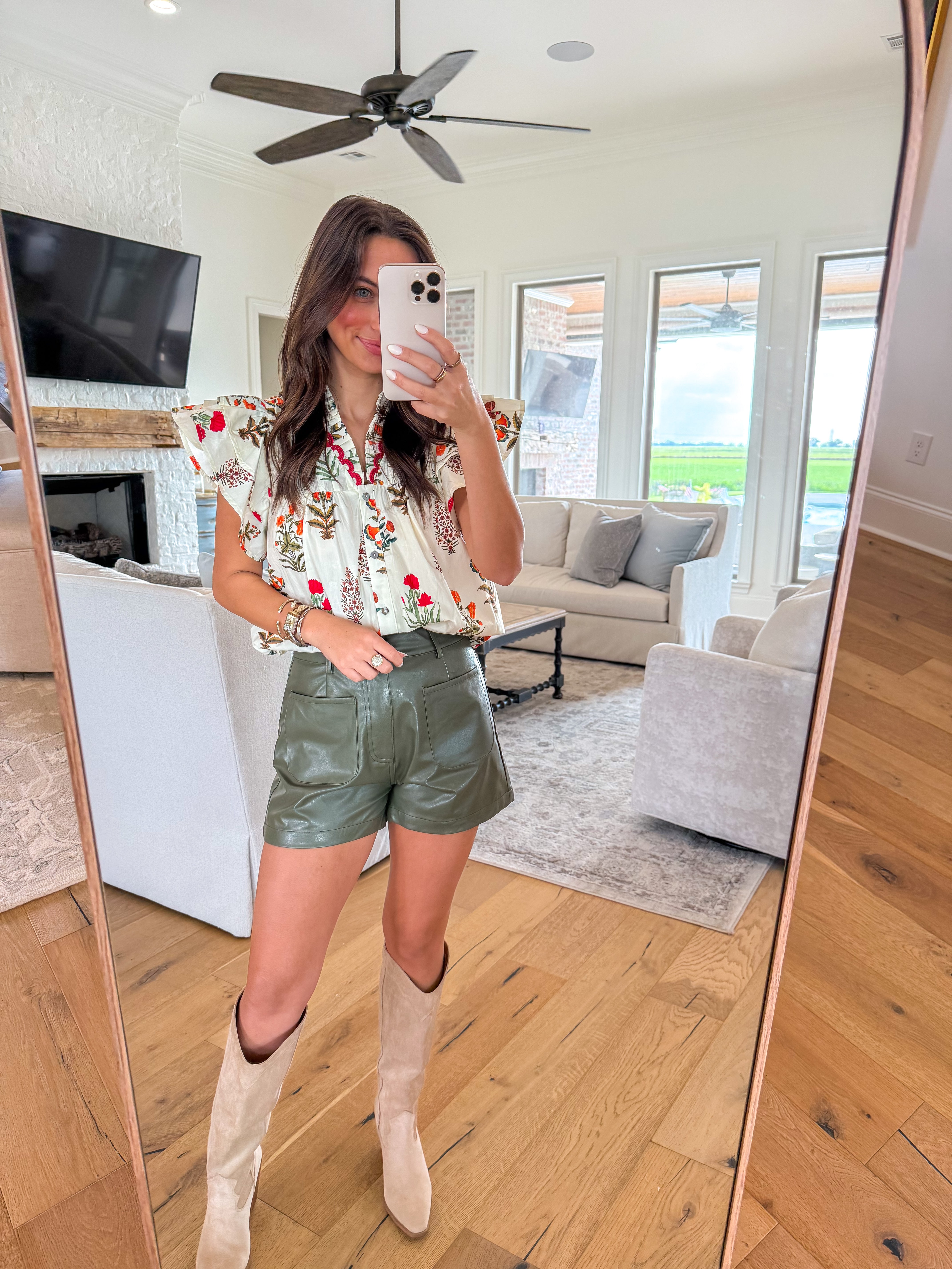 Azalea Floral Blouse