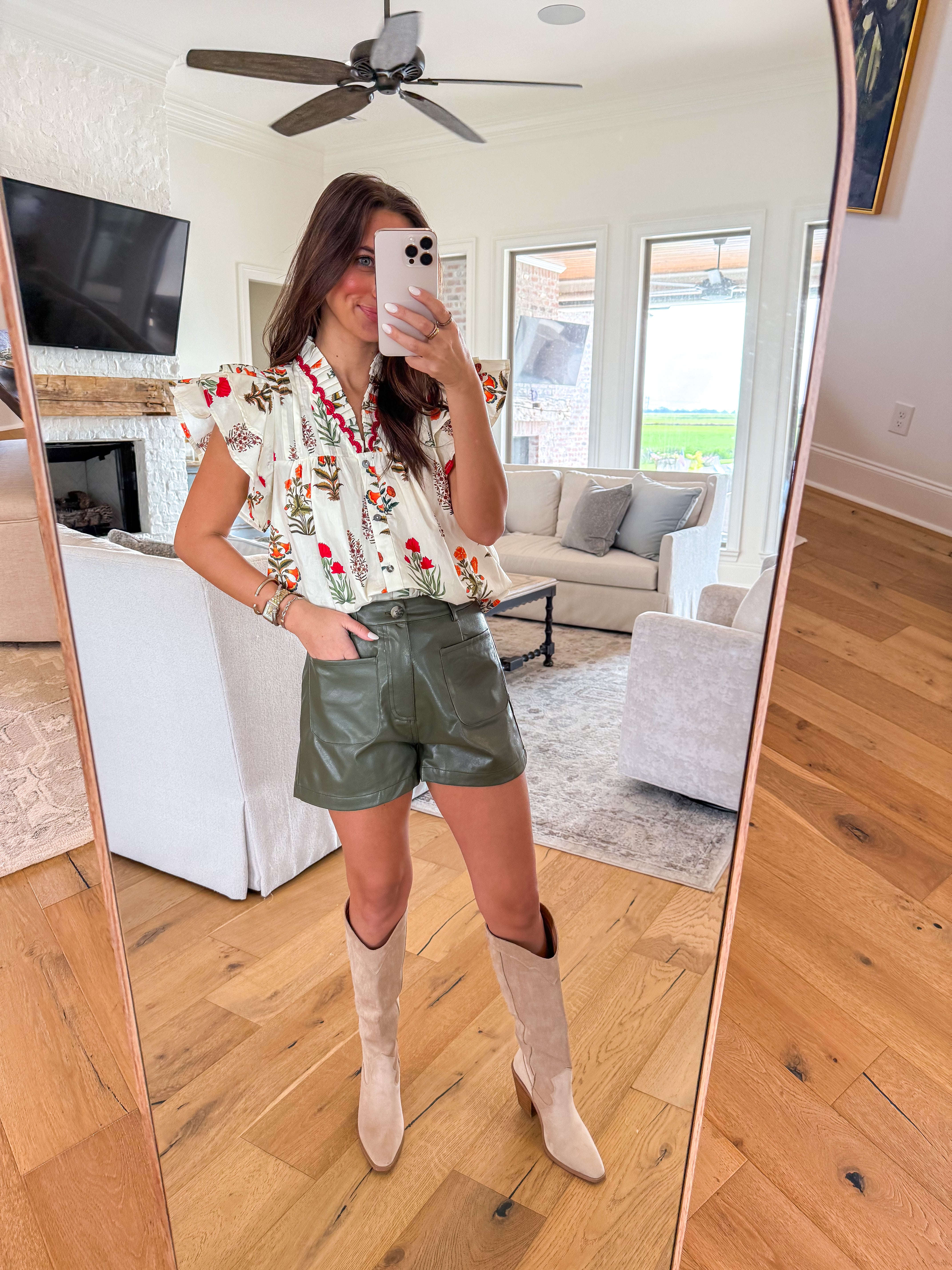 Azalea Floral Blouse