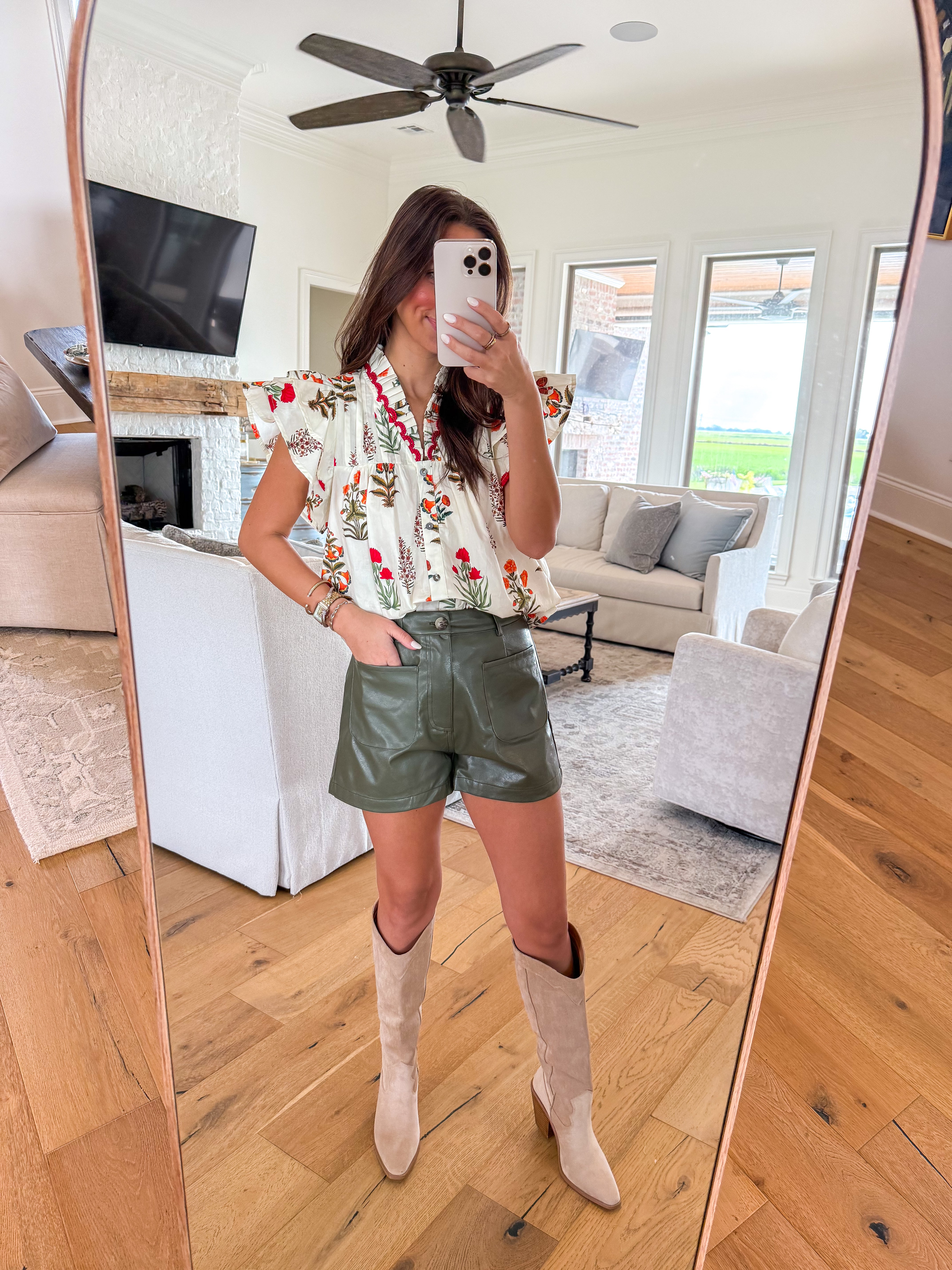 Azalea Floral Blouse