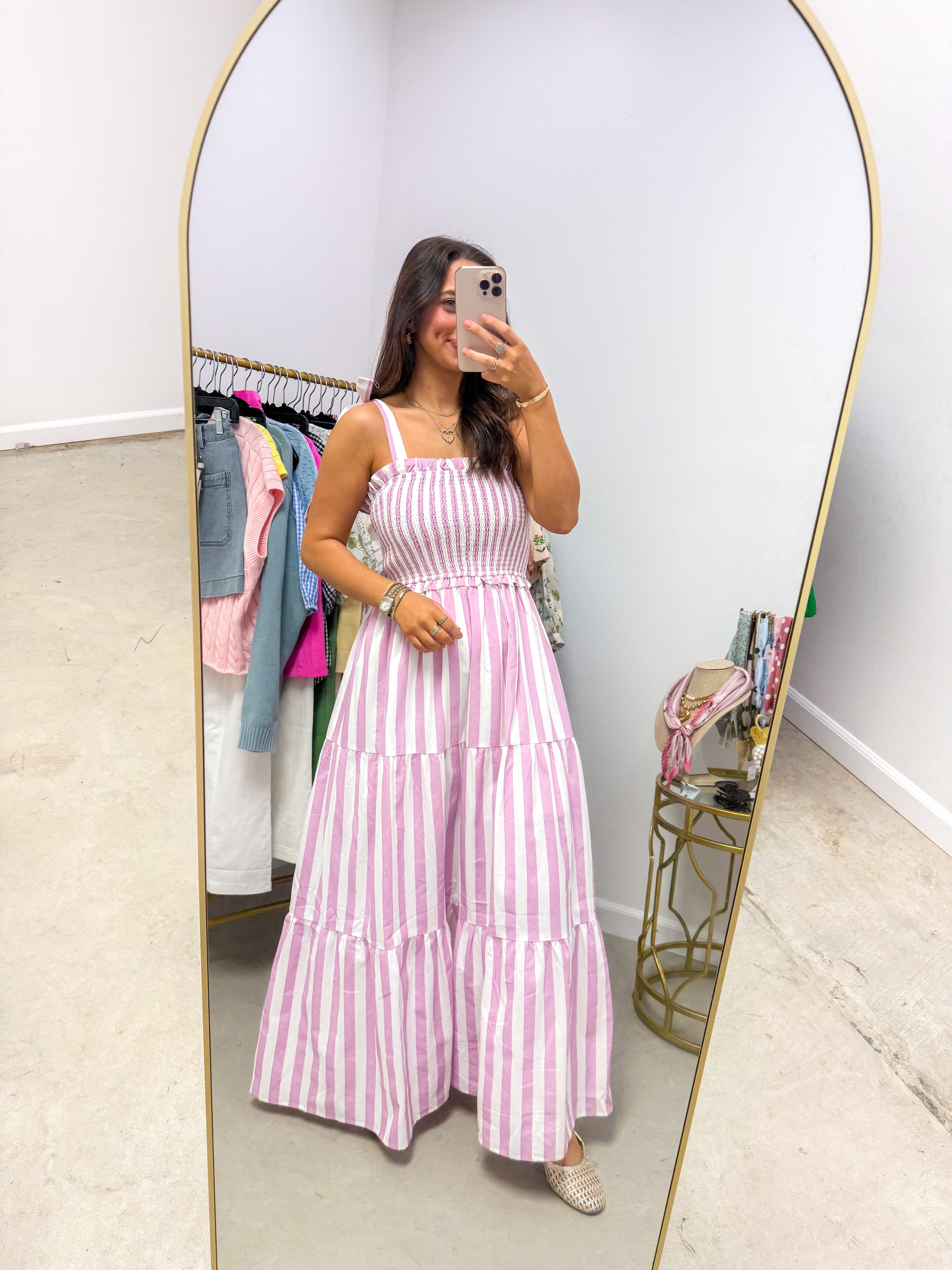 Orchid Tie-Shoulder Dress