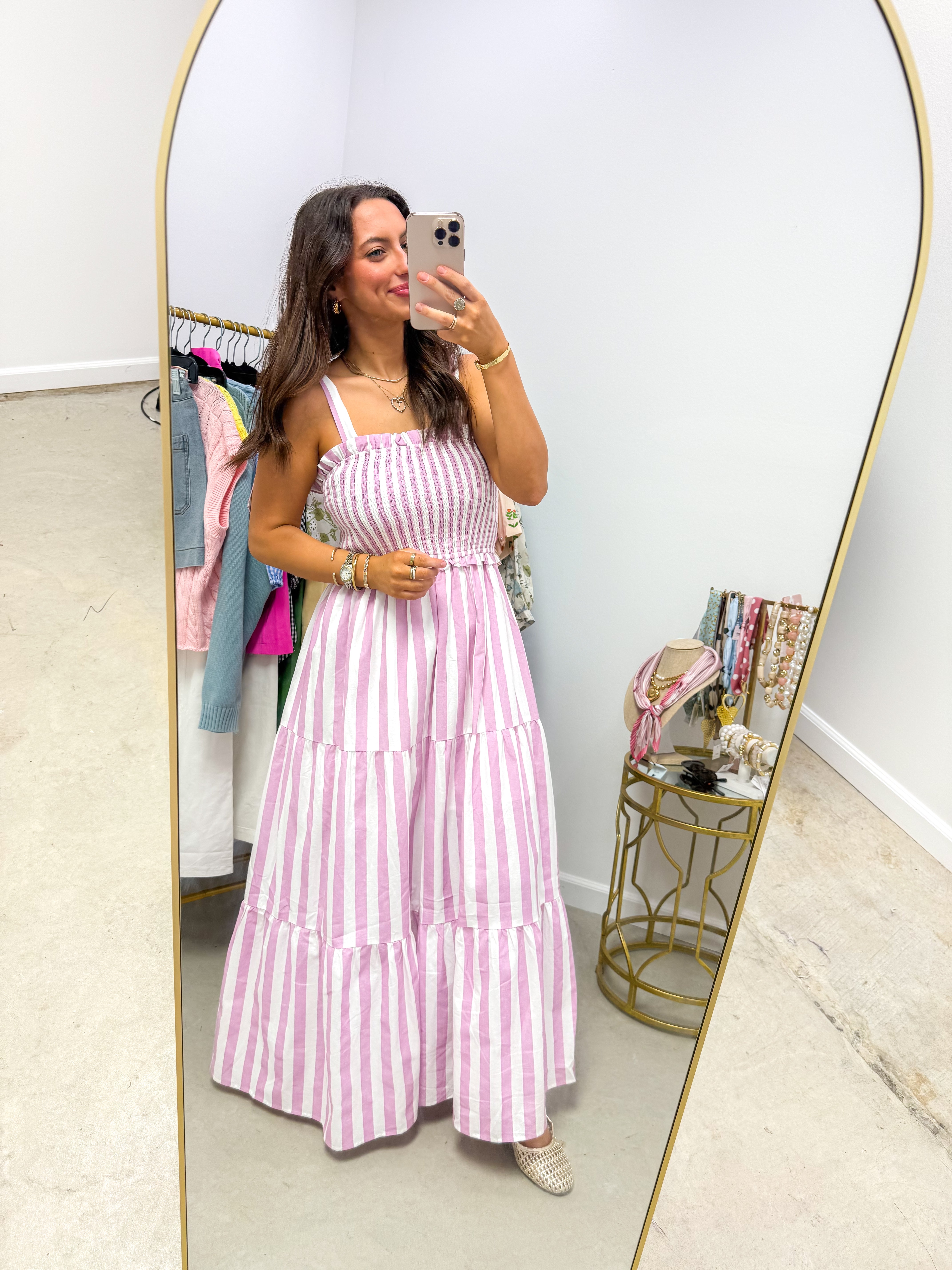 Orchid Tie-Shoulder Dress