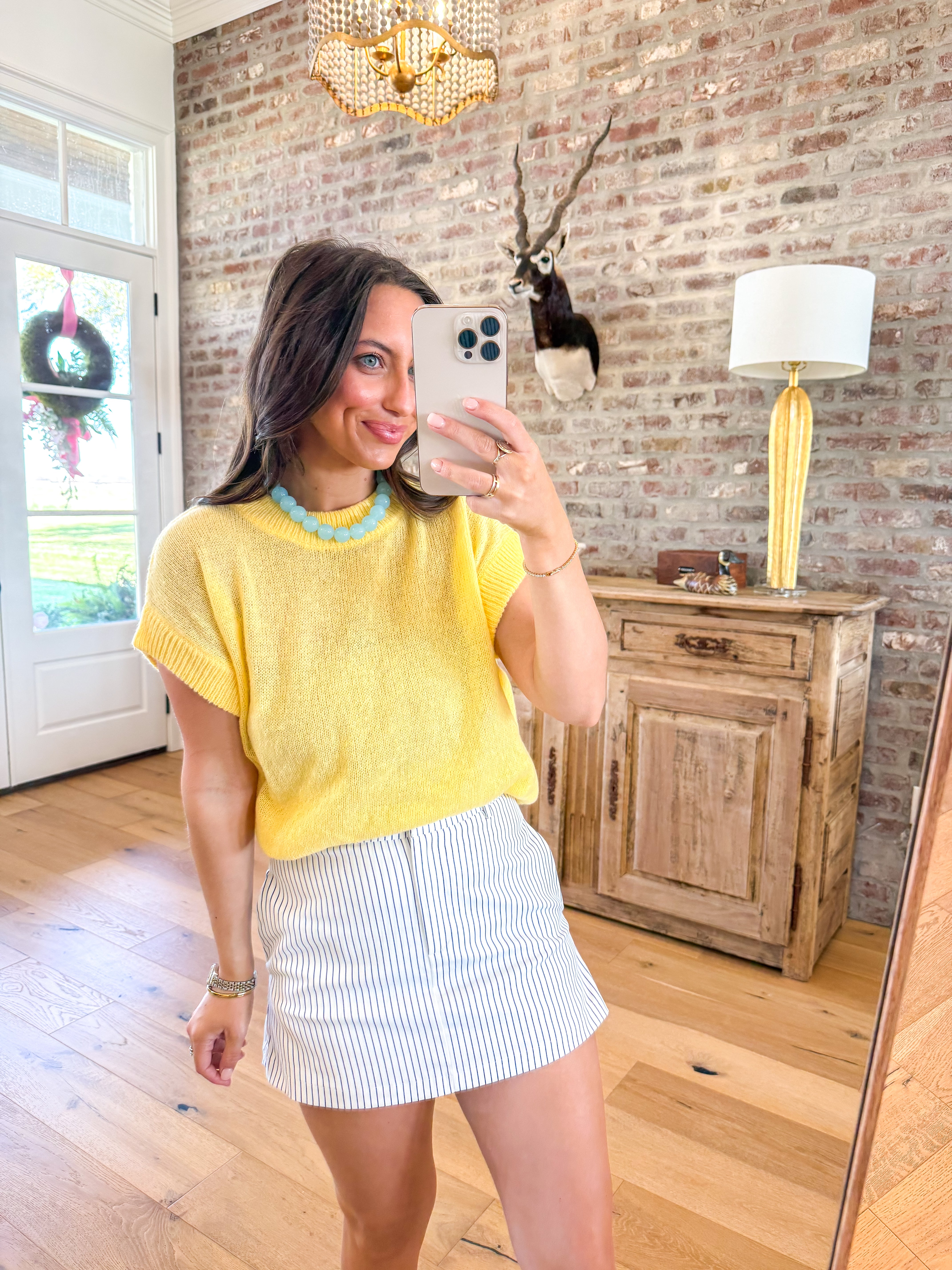 Soft Breeze Yellow Sweater Top
