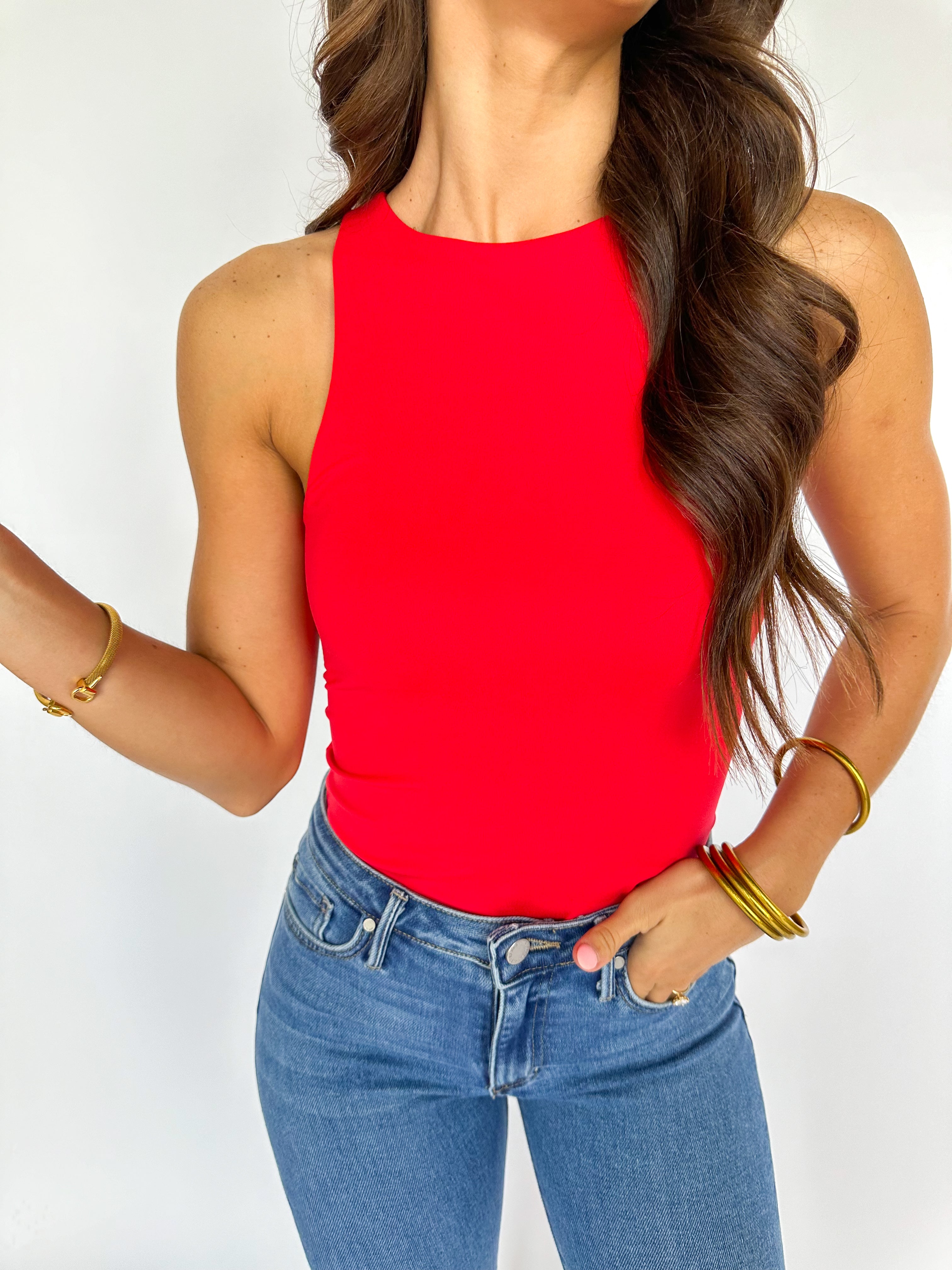 Nico Bodysuit Red