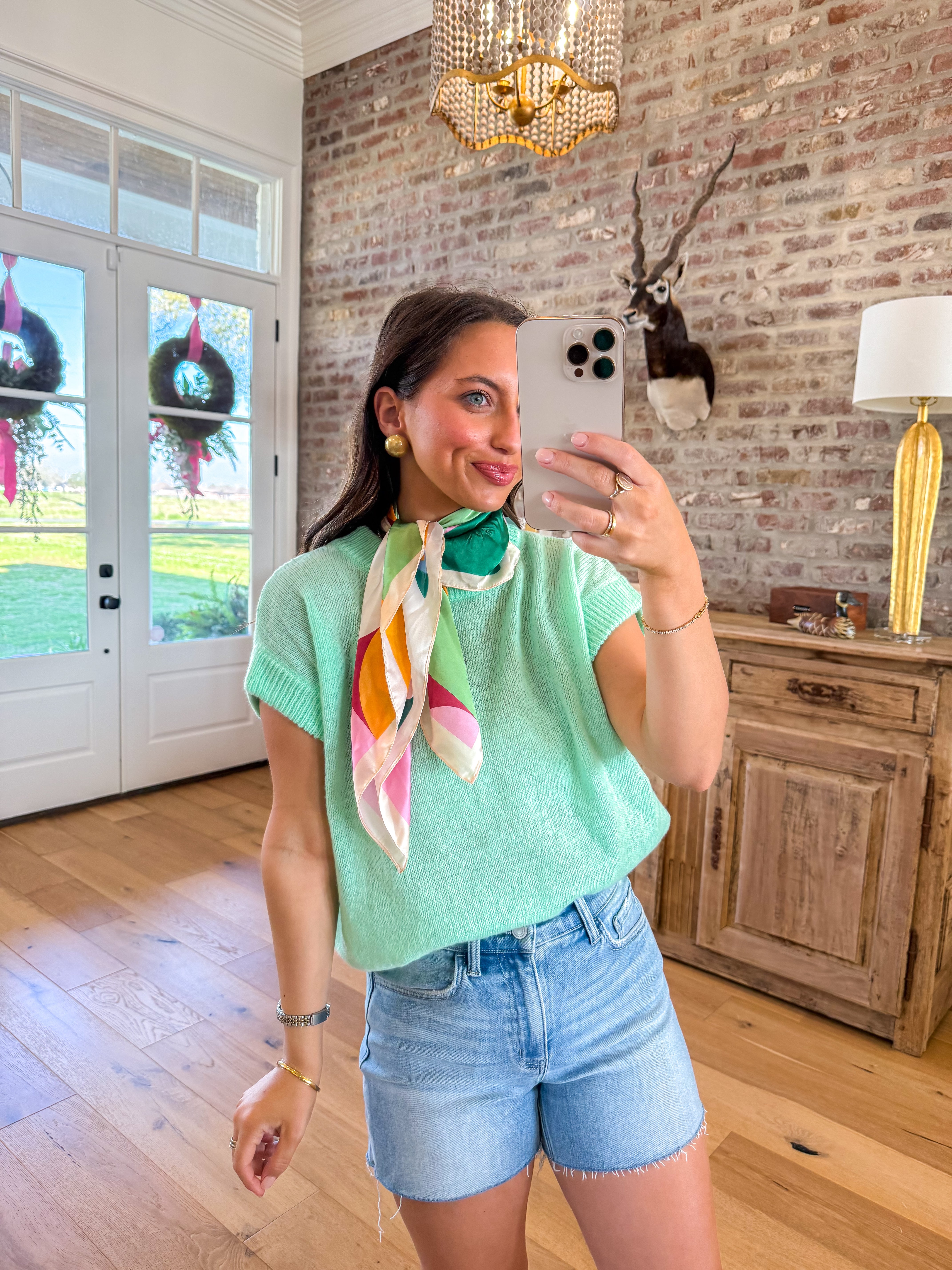 Soft Breeze Mint Sweater Top