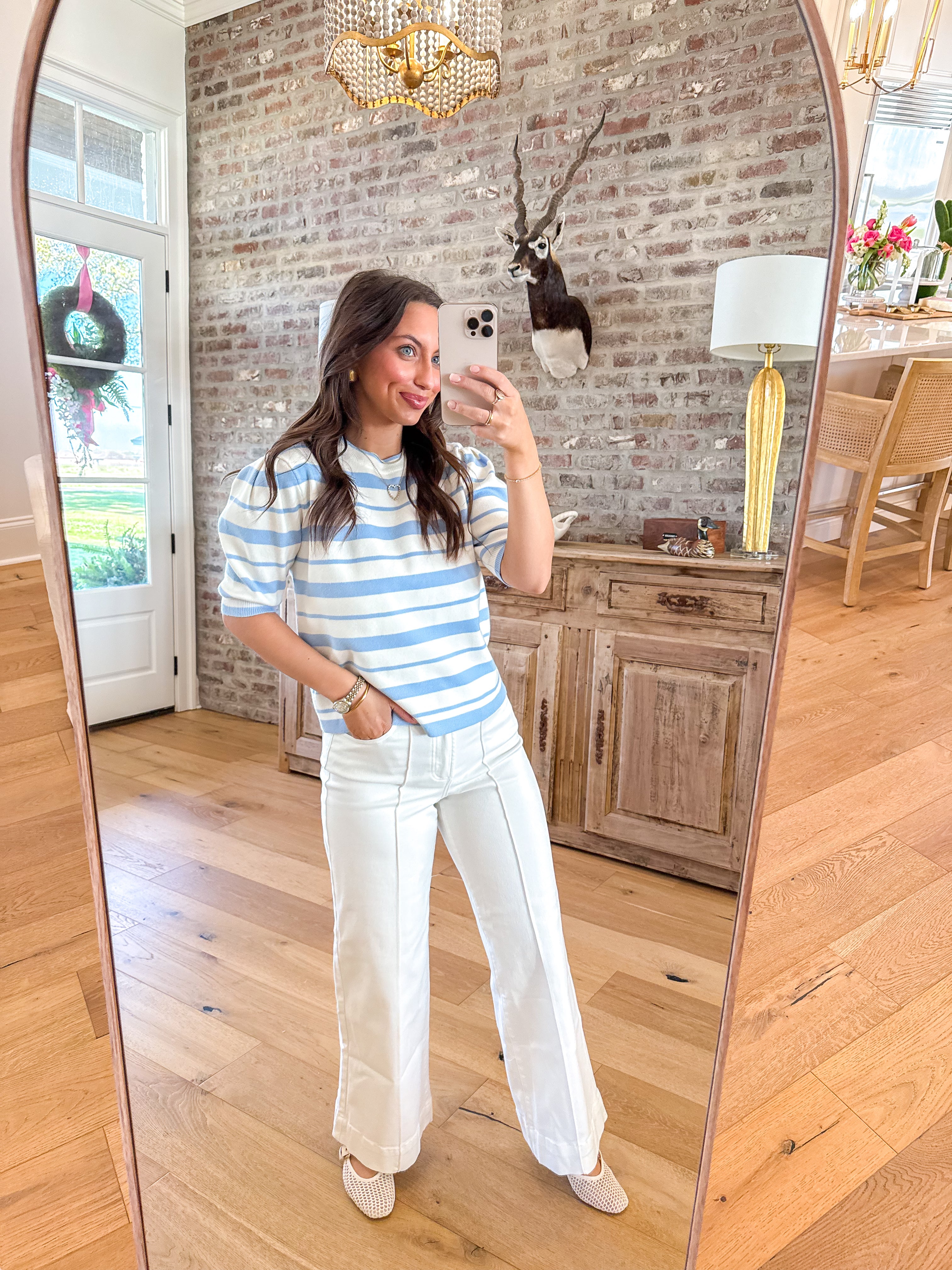 Costal Breeze Striped Knit Top