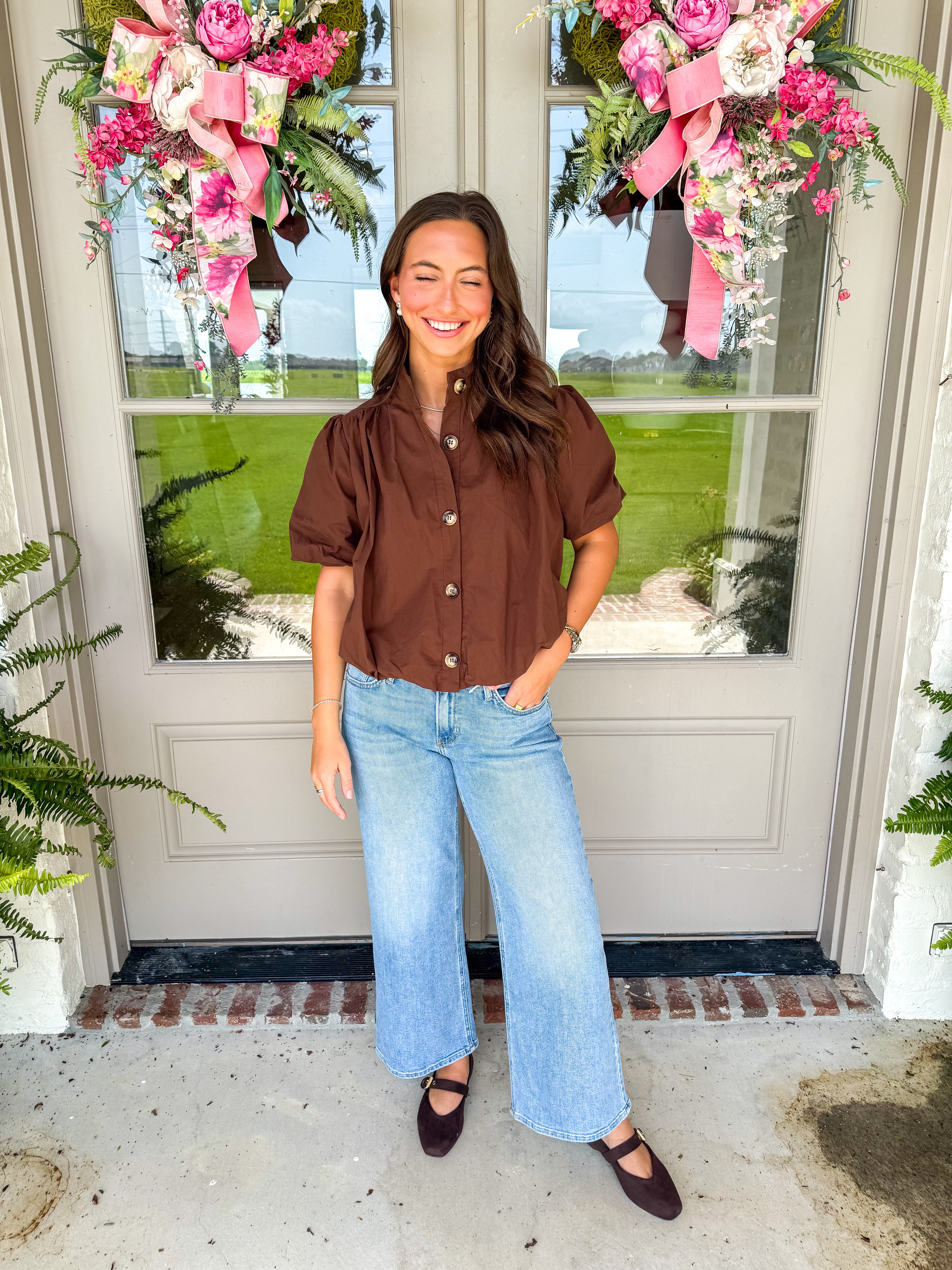MR Slim Wide Leg Light Denim