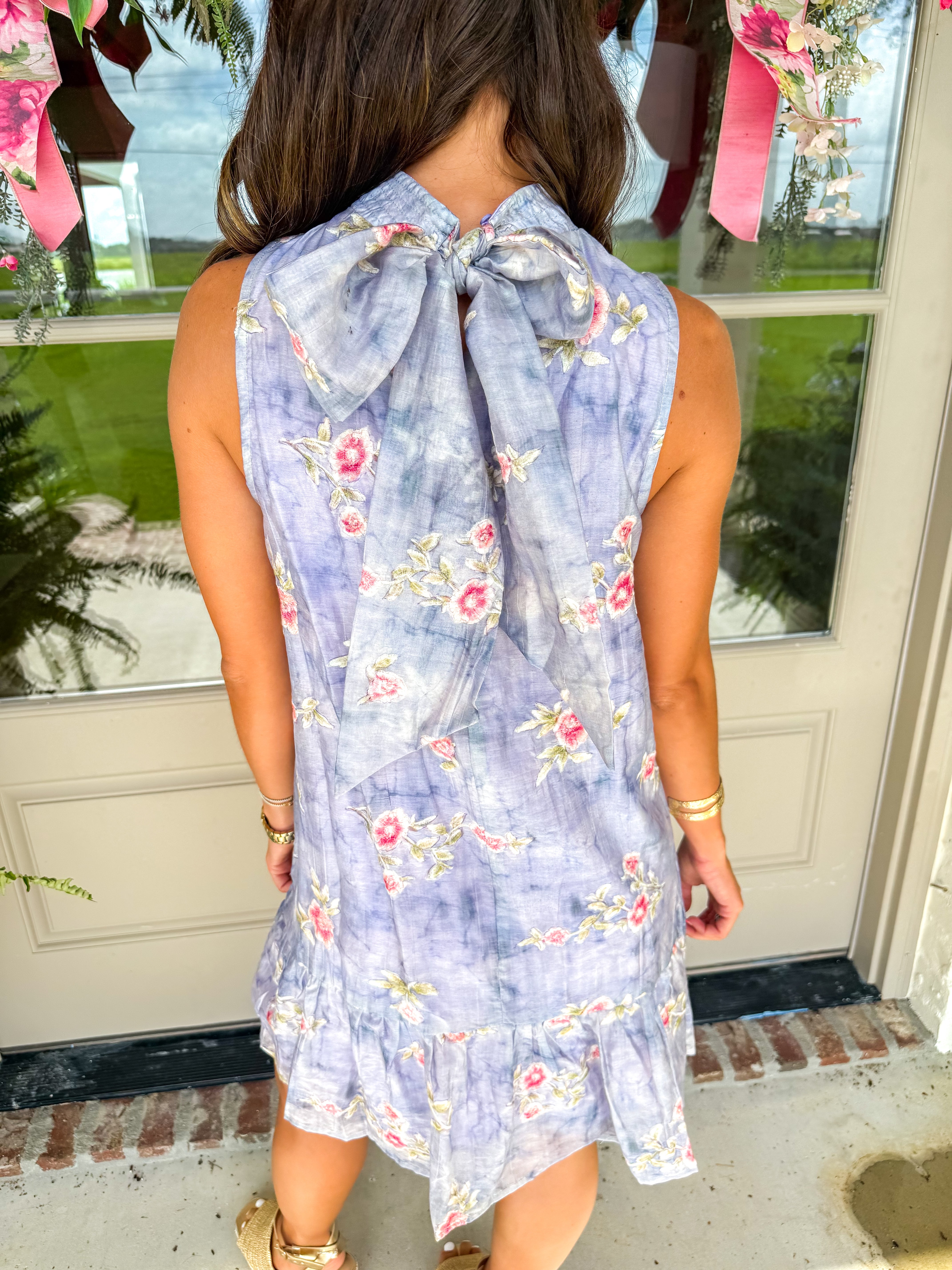 Periwinkle Garden Dress