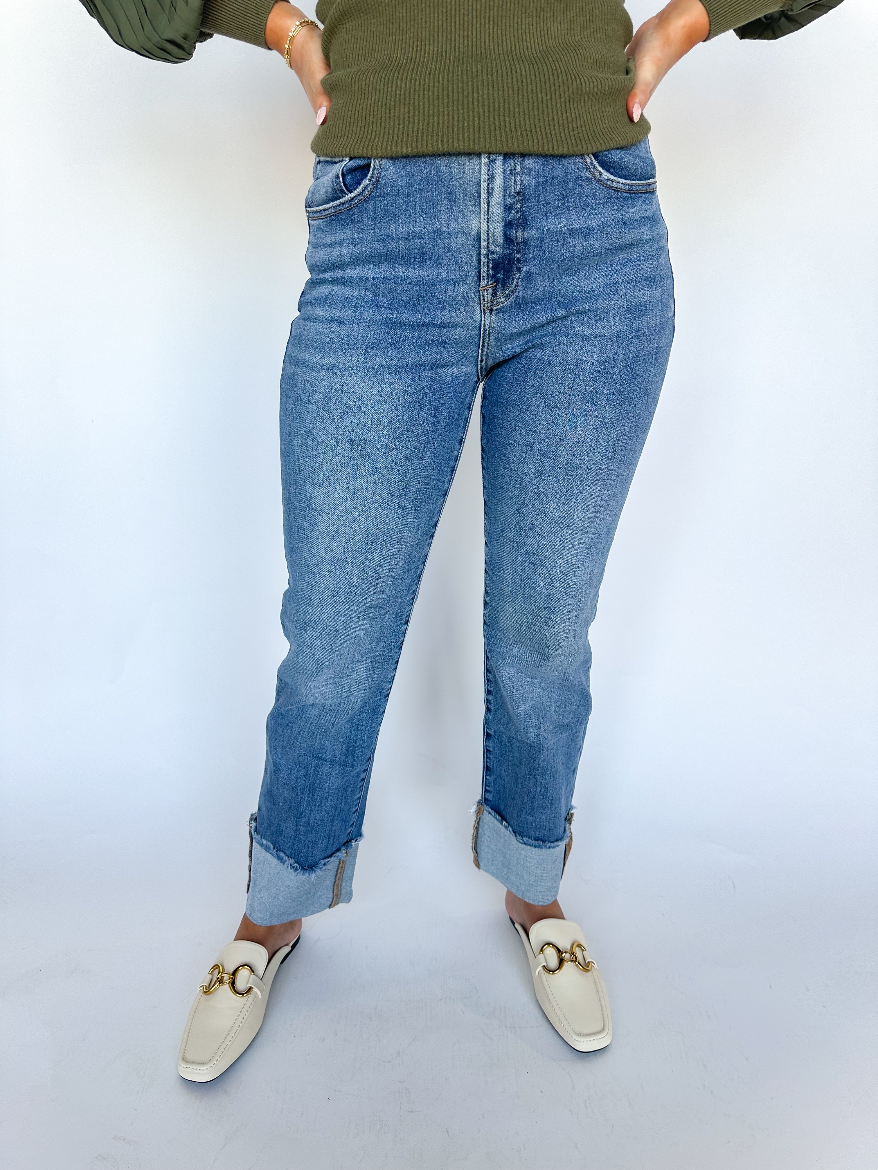 Cuffed Relax Medium Jeans