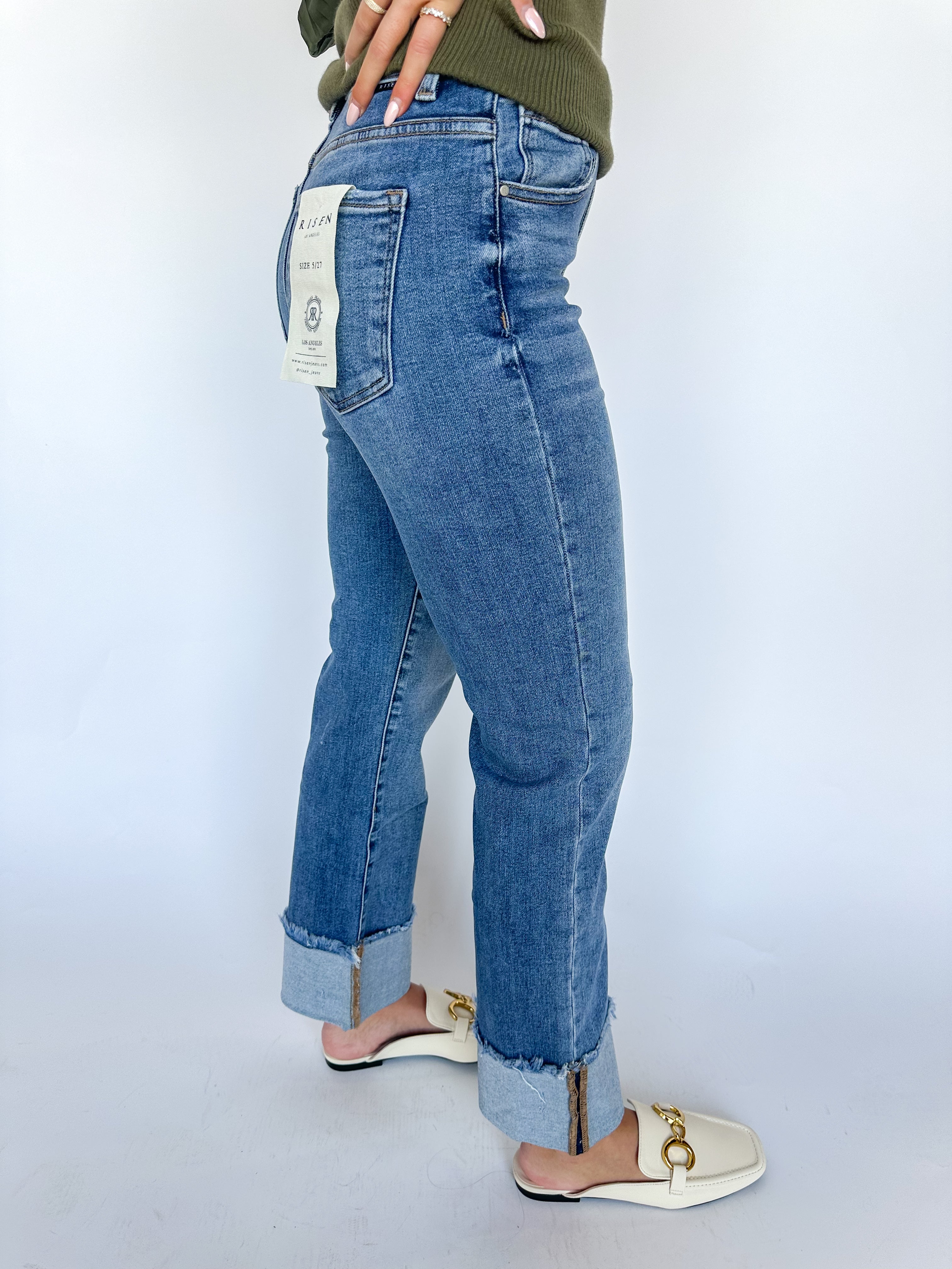 Cuffed Relax Medium Jeans