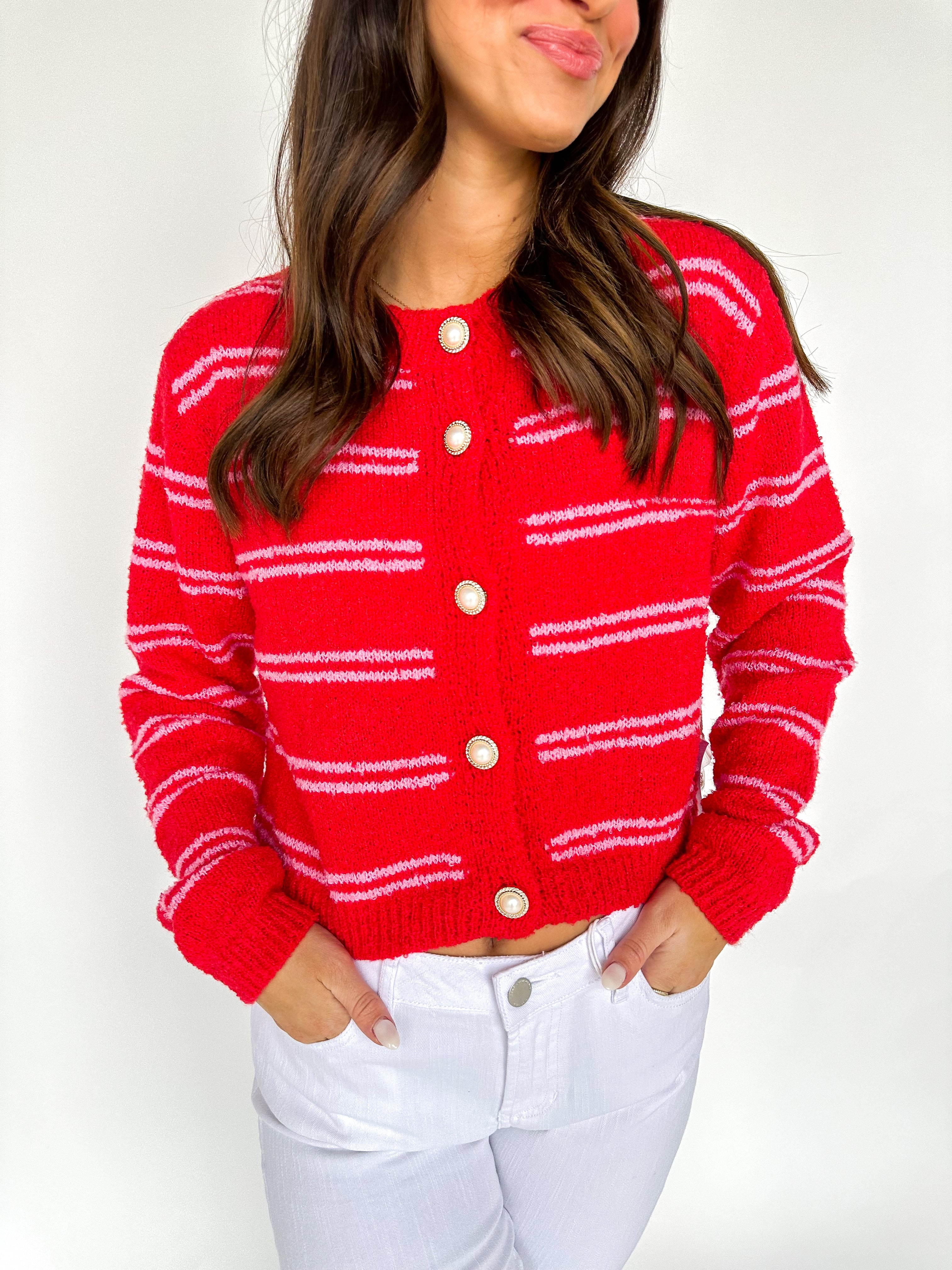 Double Striped Lover Cardigan