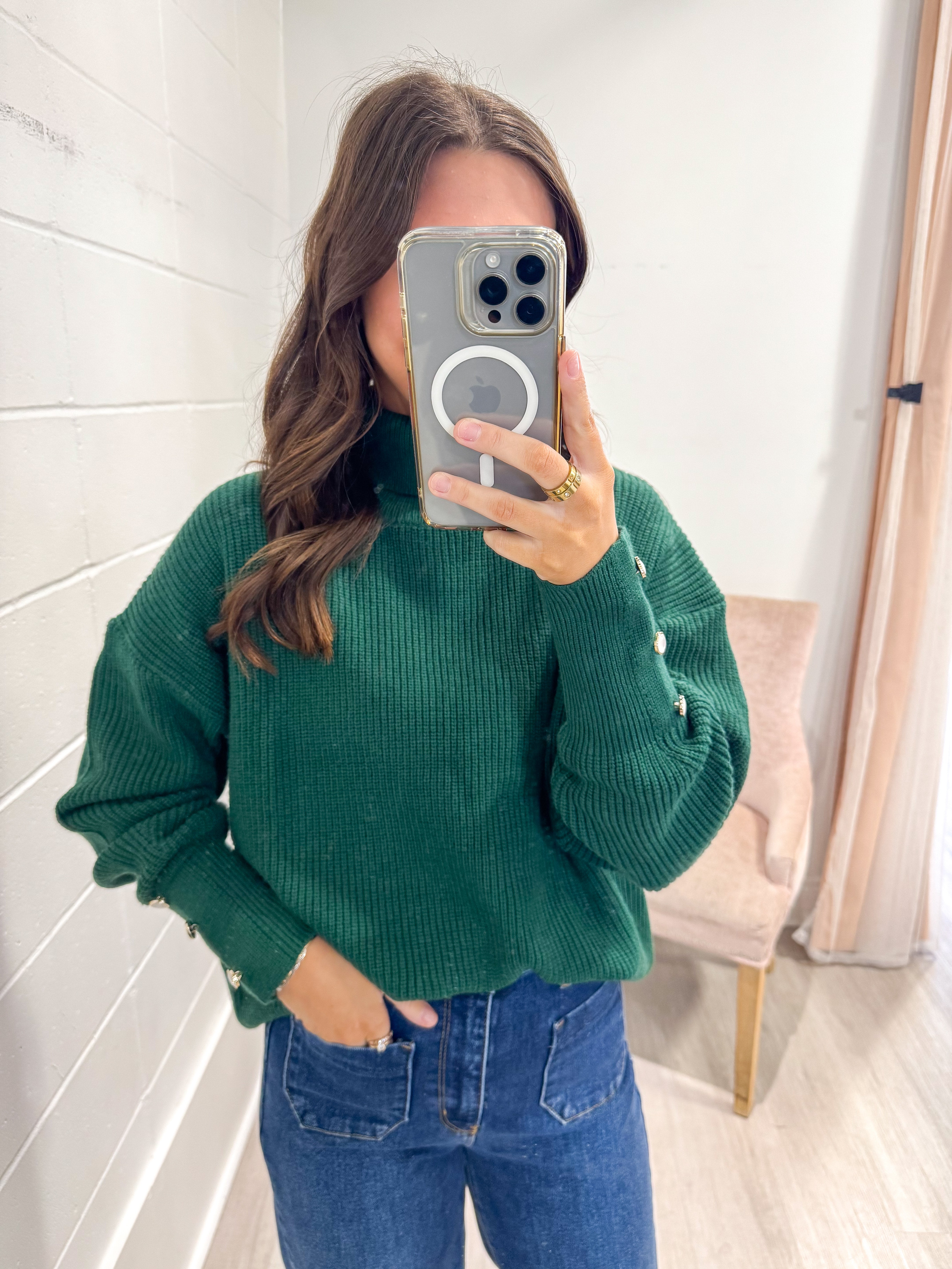 Dance With Me Sweater Green