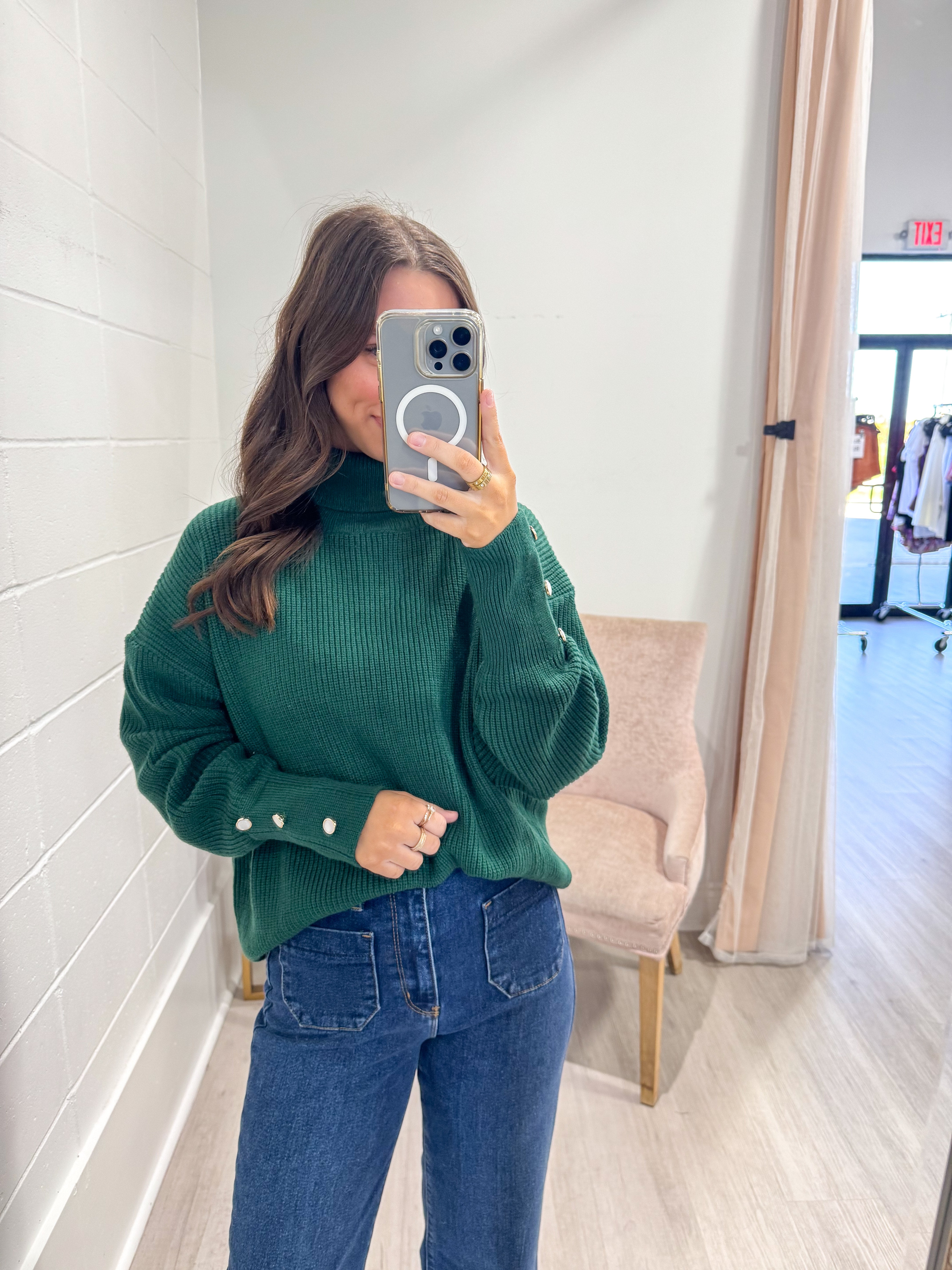 Dance With Me Sweater Green