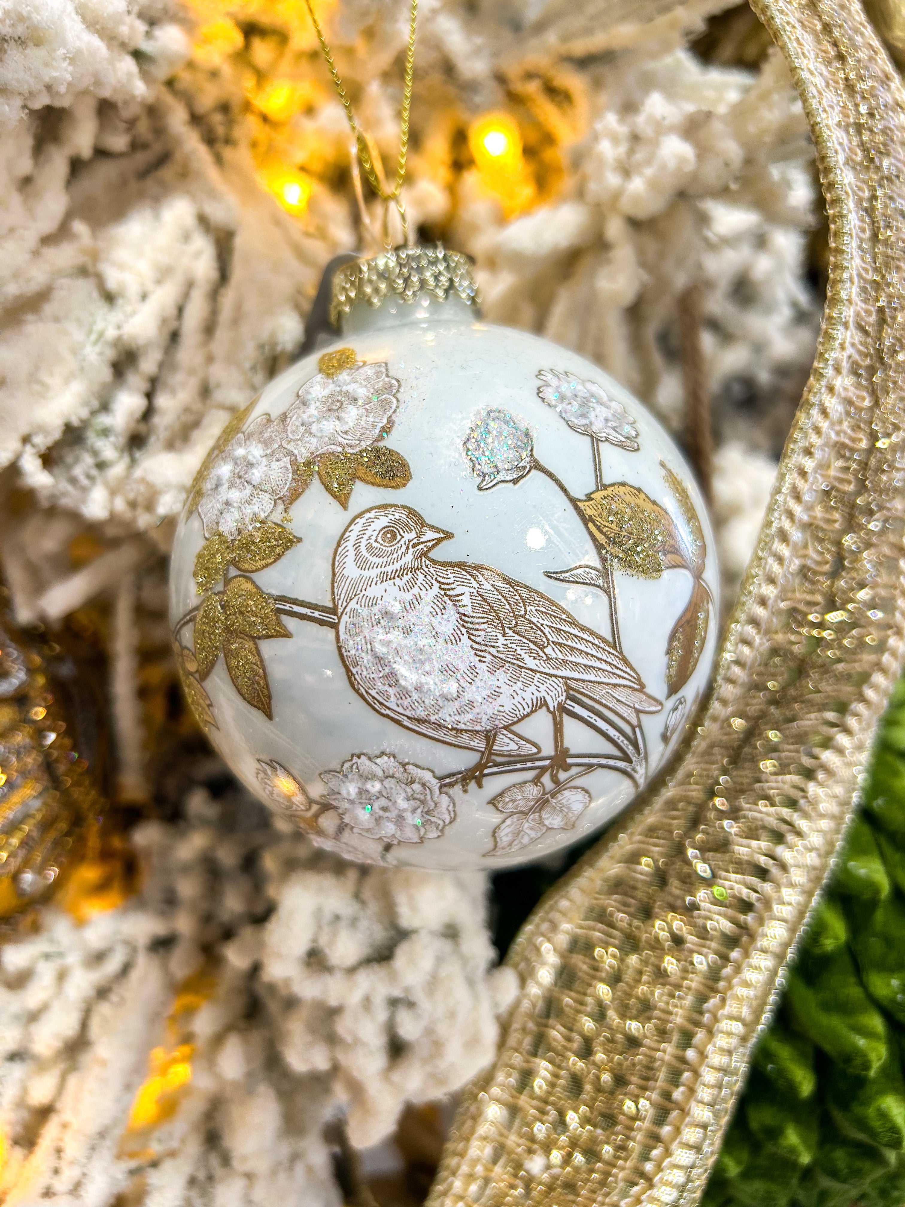 Flora and Fauna Ball Ornament