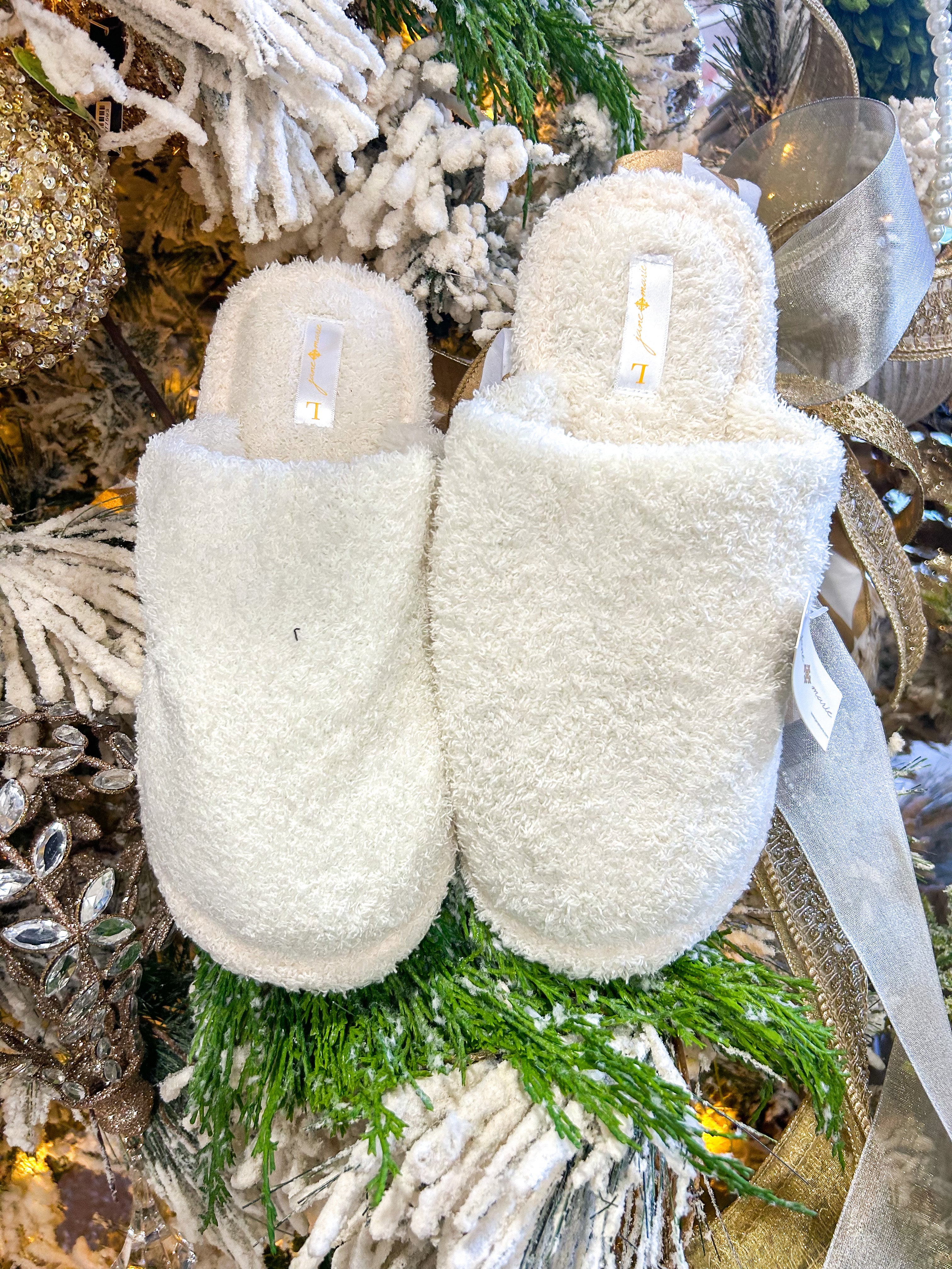 Ivory Slippers